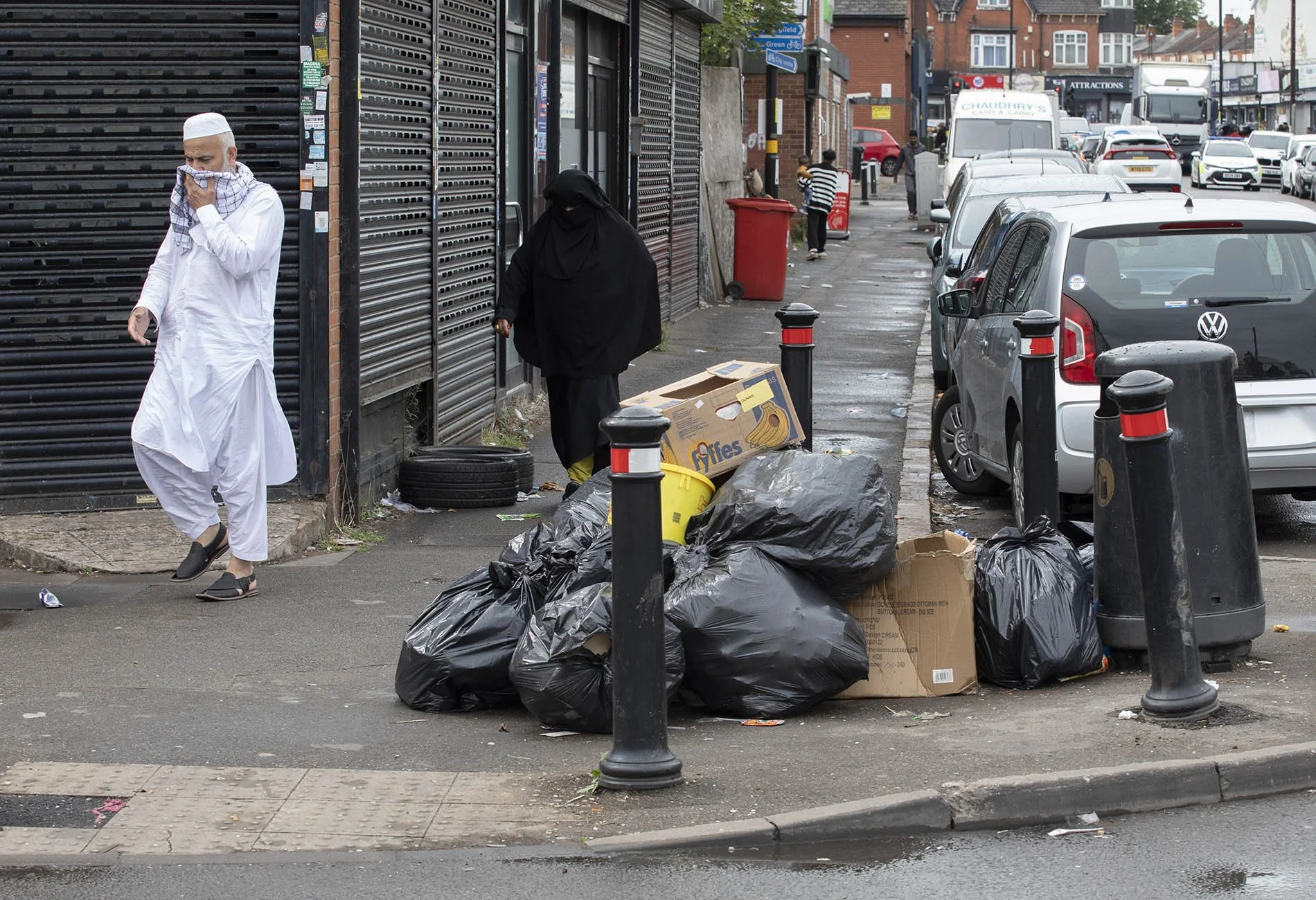  The bin workers strike in Birmingham, which started in March, shows no sign of ending soon. 