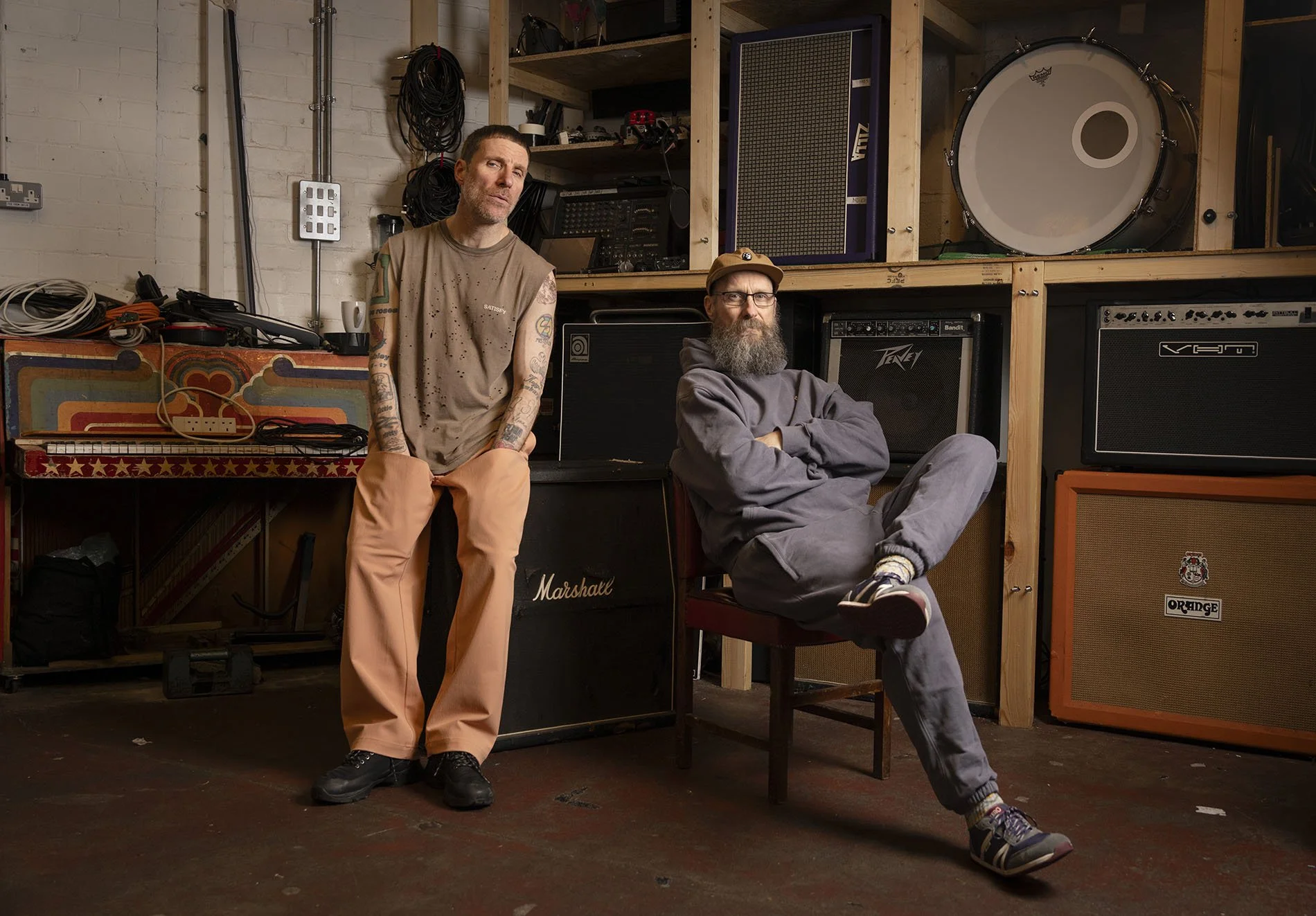  Sleaford Mods. Their music has been described as “like an episode of  Coronation Street  written by Samuel Beckett”. 