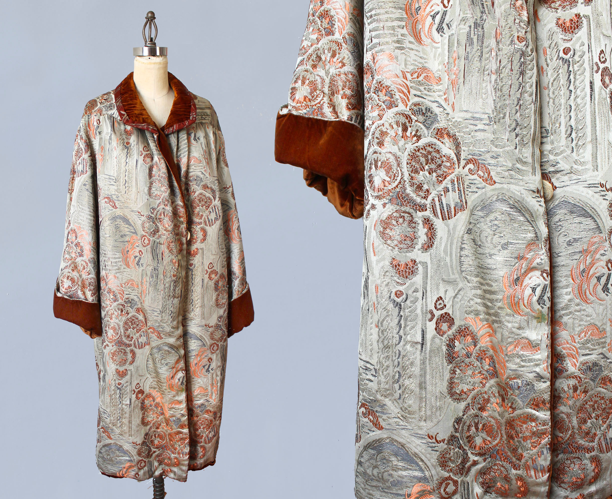 Lamé coats, dresses, blouses, dating 1920s, 1930s, and 1940s — GUERMANTES