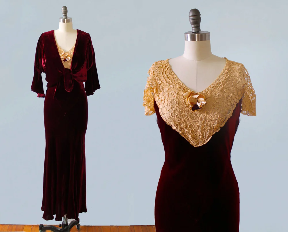 where to buy winter formal dresses 30s Butterick Starred Pattern 5299 for Wedding or Formal Dress – Better  Dresses Vintage main image 1