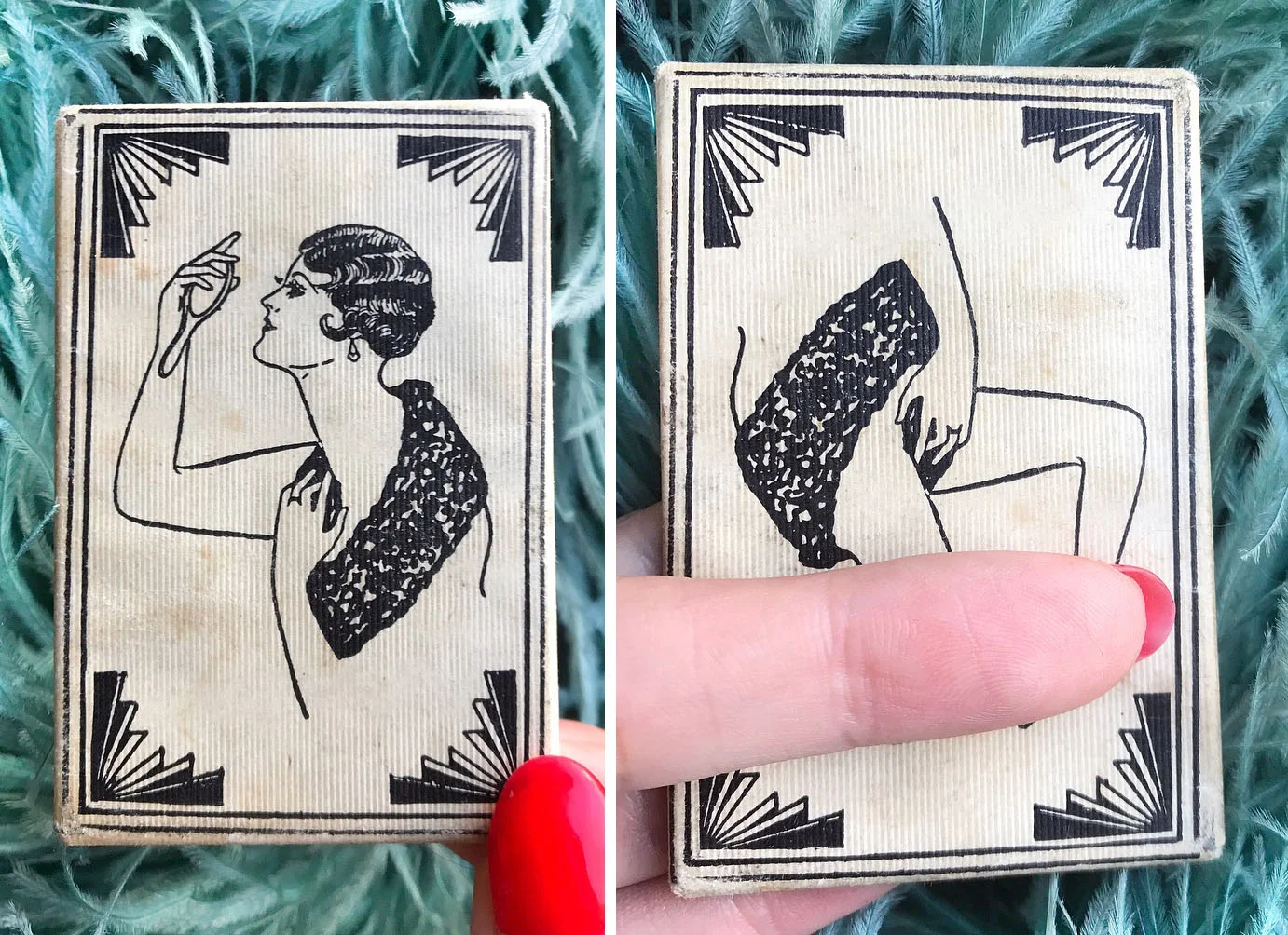 Erotic trick pocket mirror, 1920s