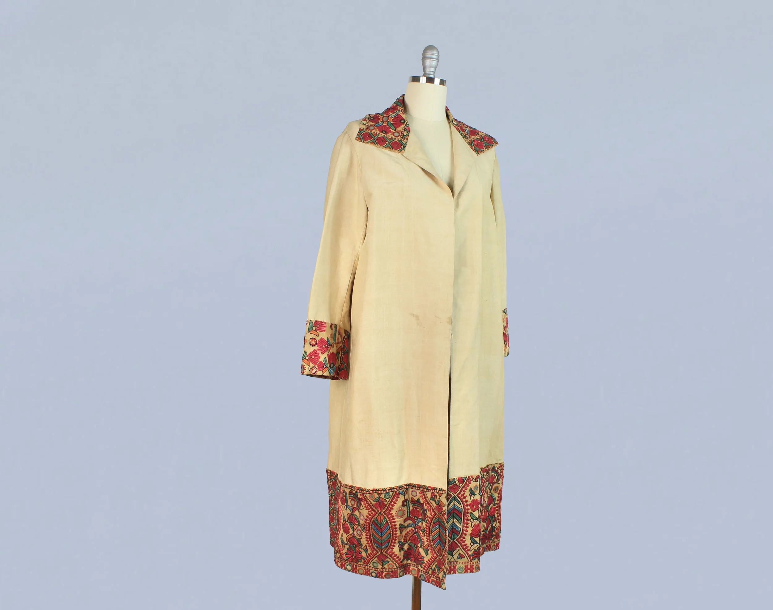 1920s Embroidered Mirrorwork Jacket