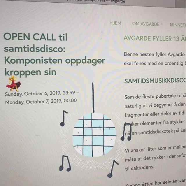 Til høsten fyller Avgarde 13 år, og vi blir tenåring! 🥳
Derfor ønsker vi bidrag som får det til å rykke i dansefoten fra Bergens komponister! Mer informasjon på våre nettsider 💃 #opencall