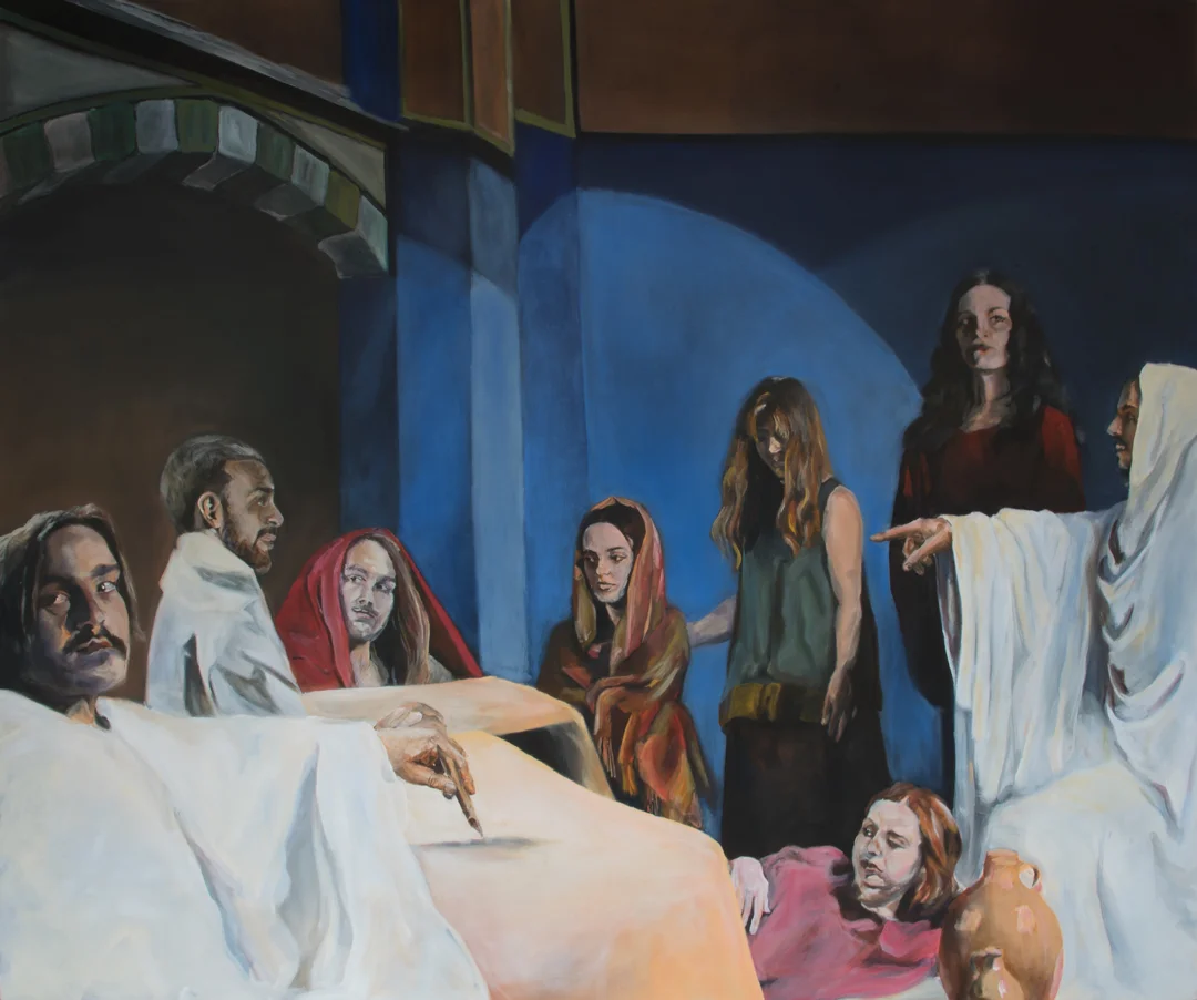 Ulak, 240 cm x 200 cm, oil on canvas, 2016-17