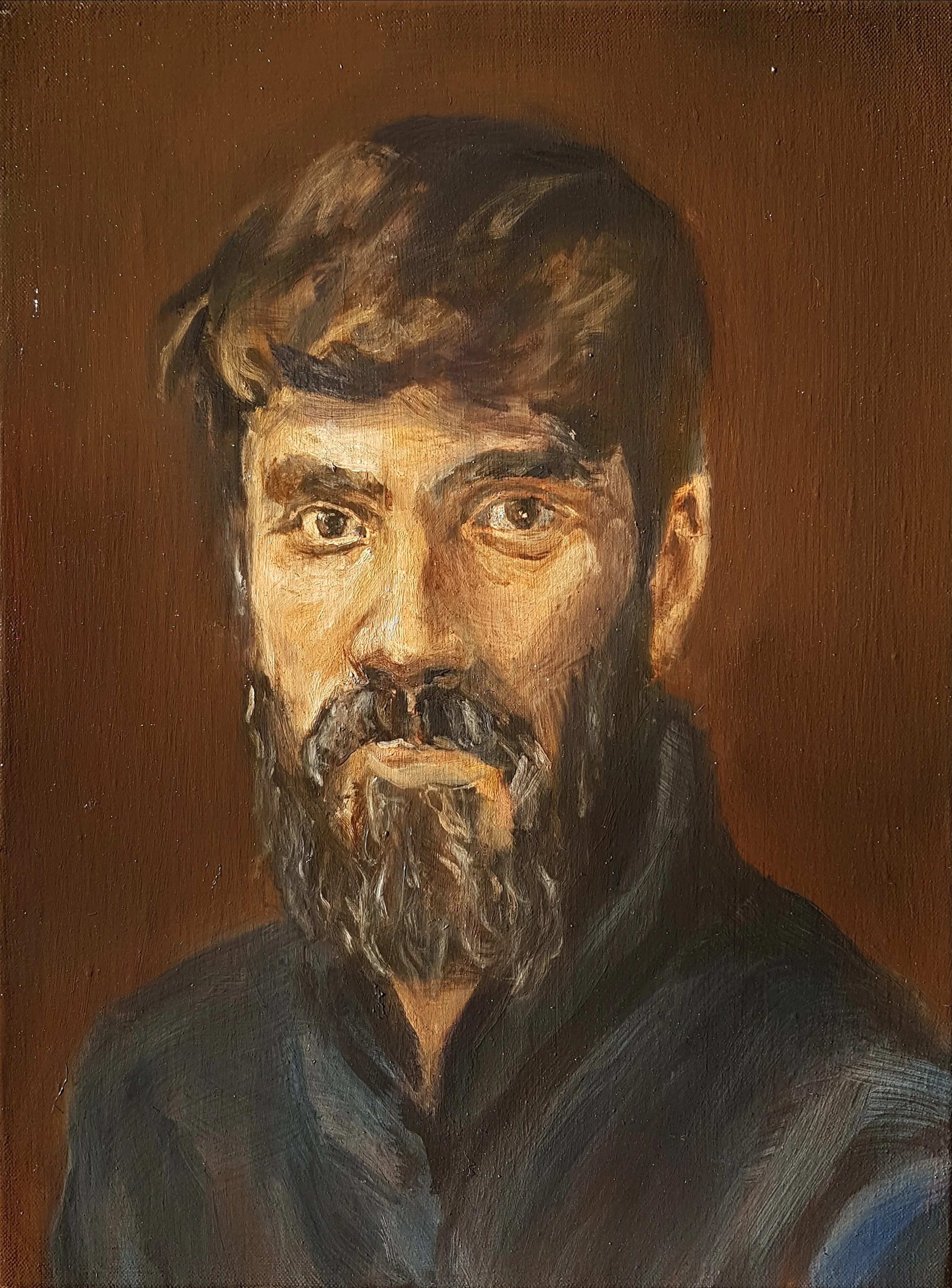 Self Portrait, 40 x 30 cm, oil on canvas, 2017