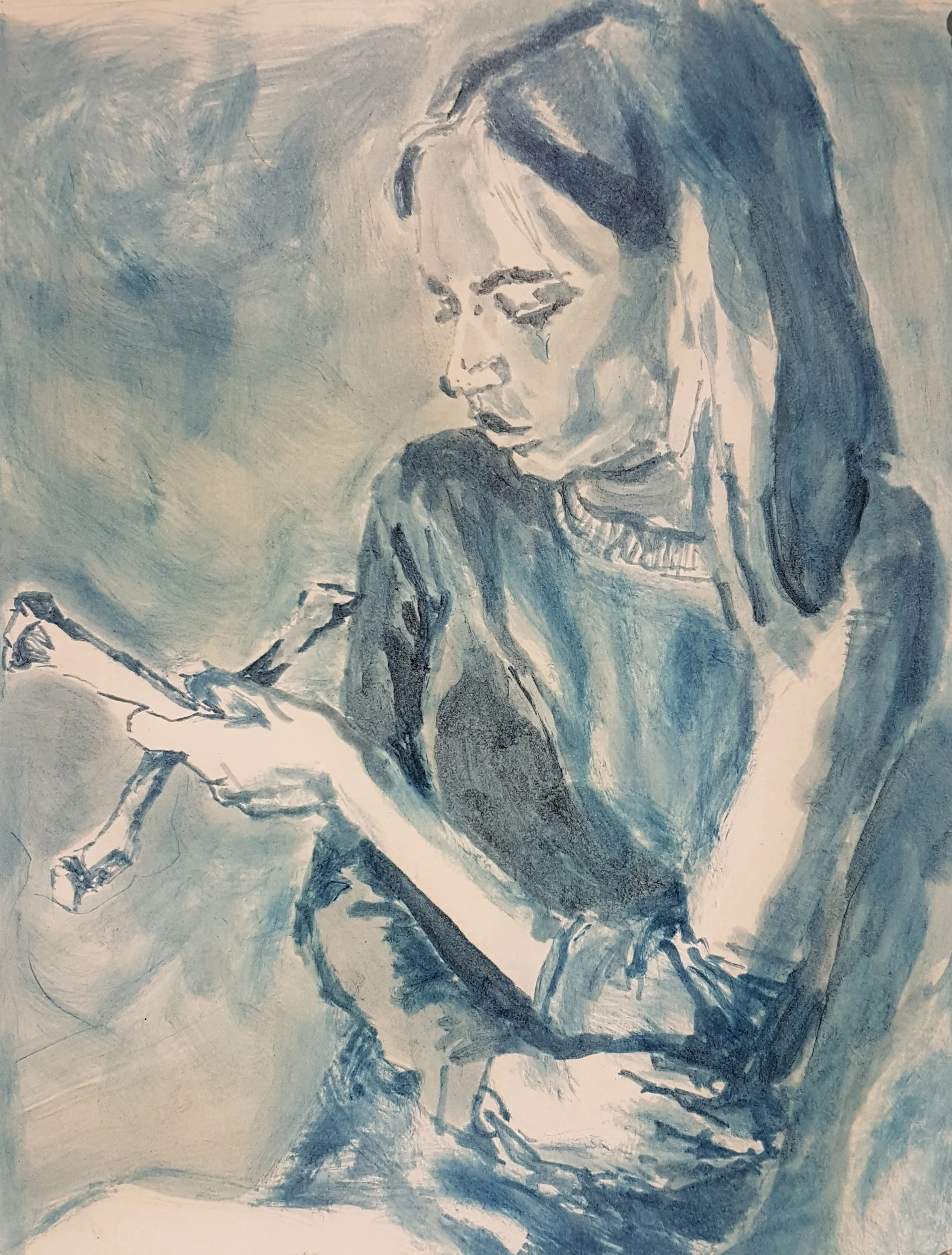 Wilhelm, pigment on paper, 2017