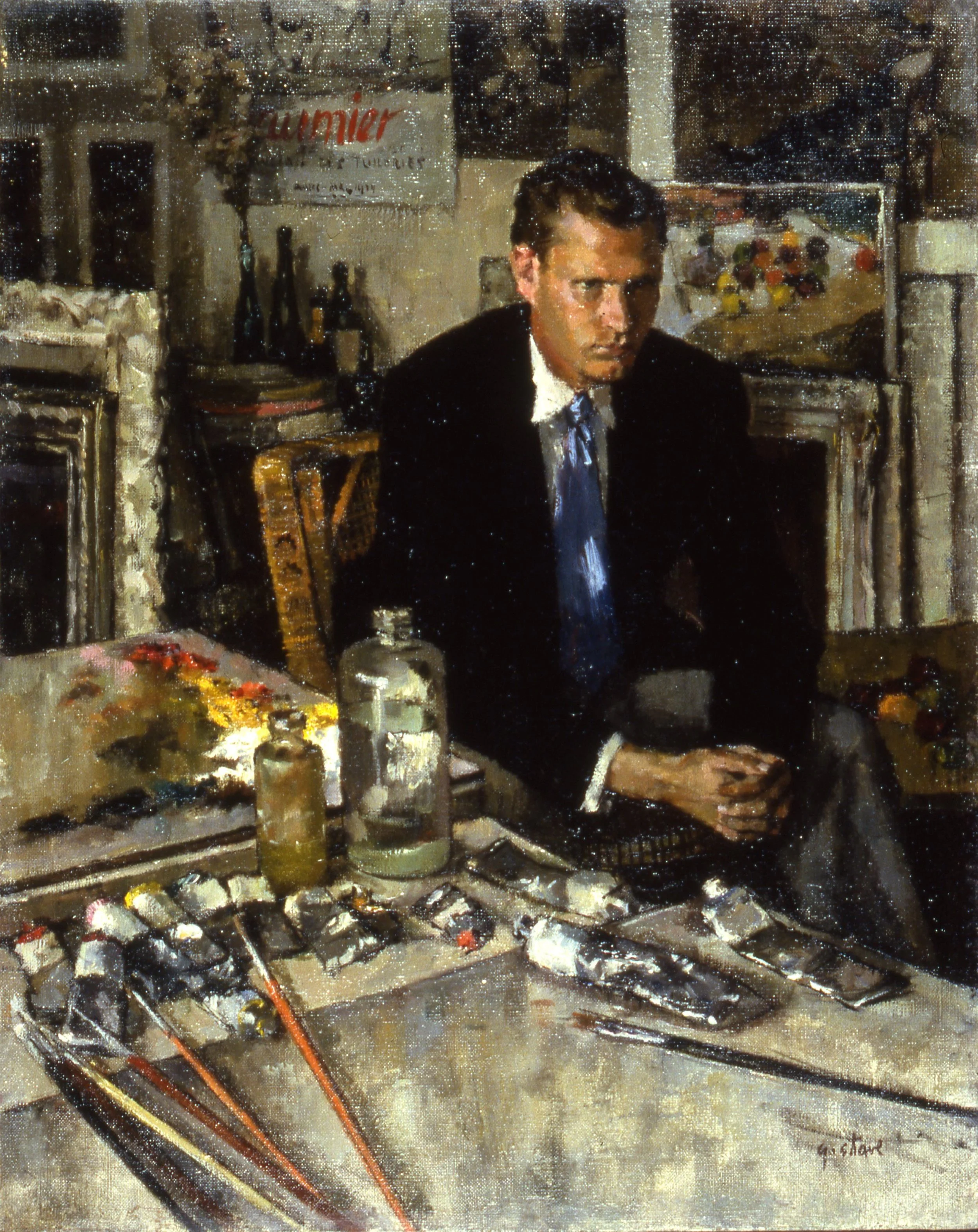 Portrait of Don Armstrong, 1946, o/l, 20x16" (1946.05)