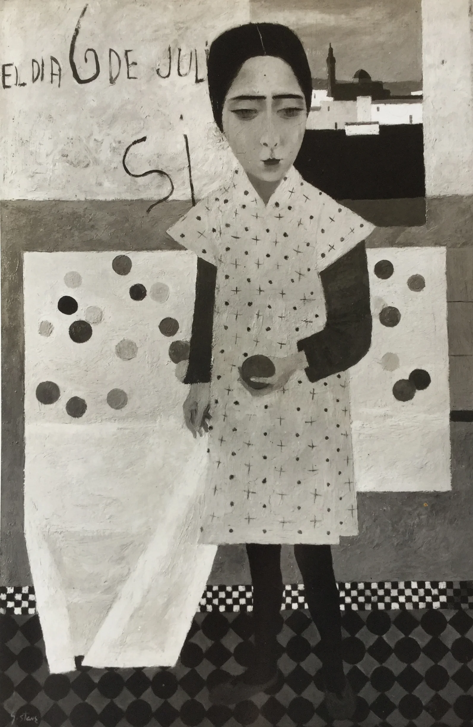 Spanish Girl, ca. 1949, 26 x 20" (1949.02)