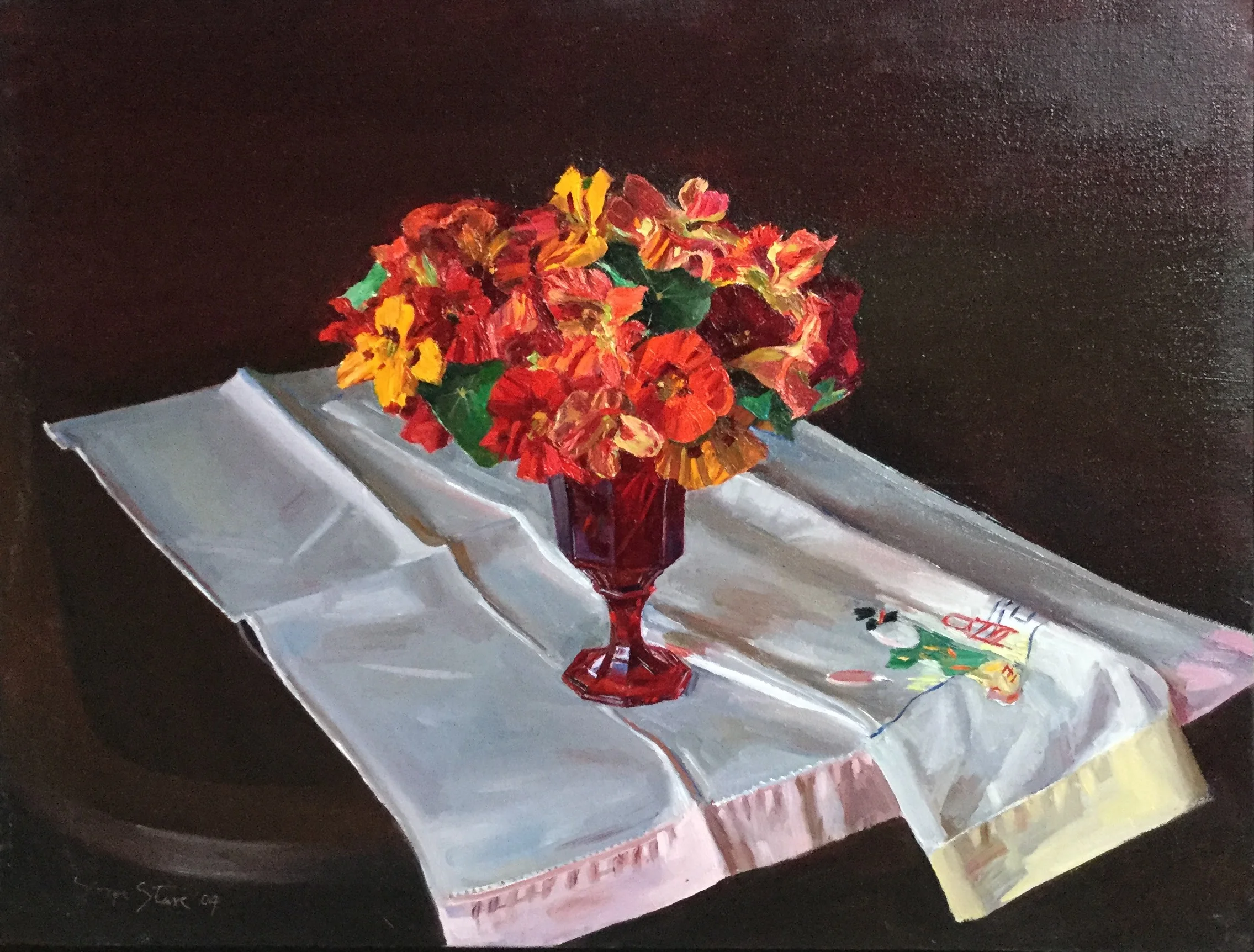 Nasturiums, 2004, o/l (2004.02)