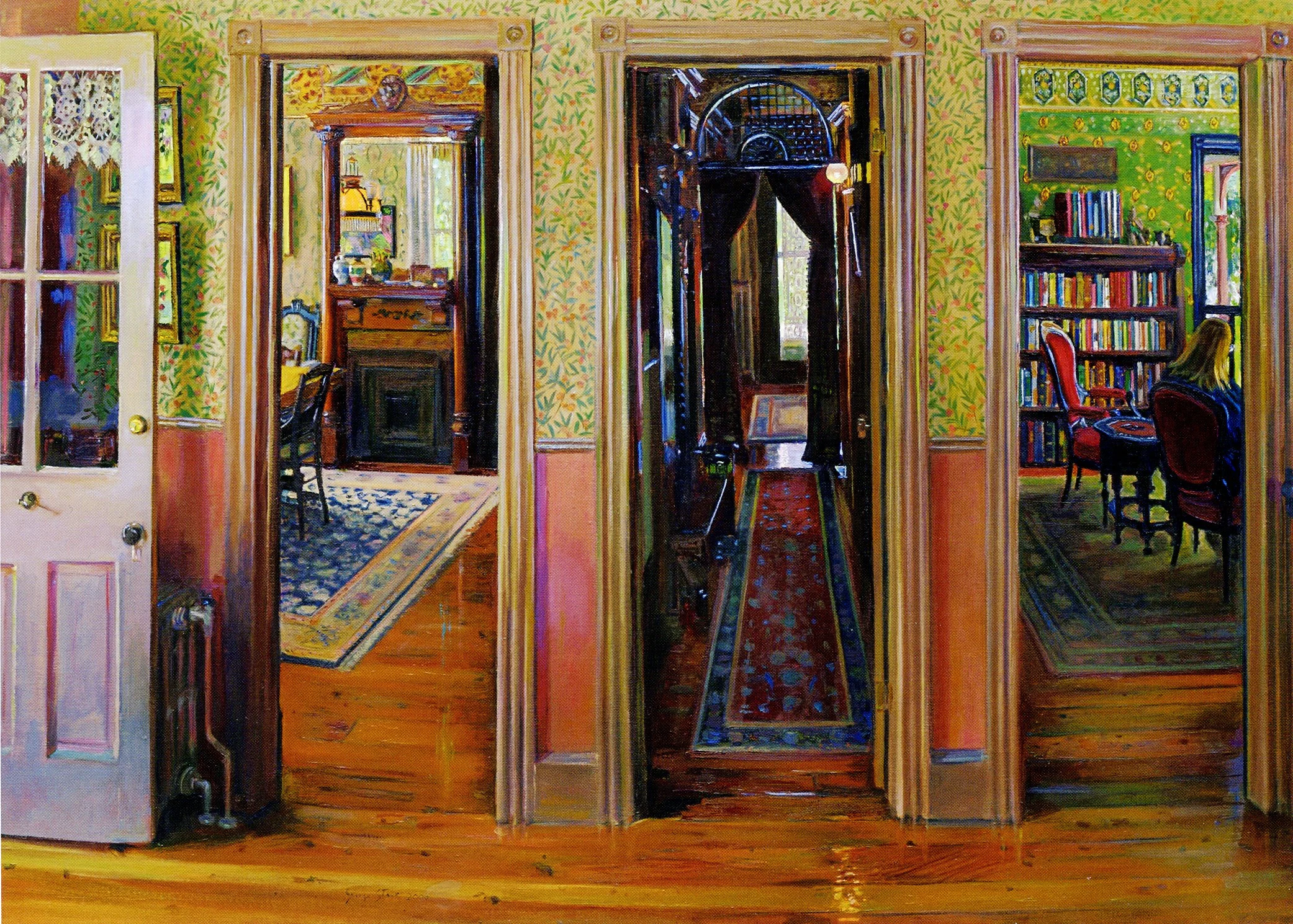 Interior at Hopewell, 2006, o/l, 26x36" (2006.02)