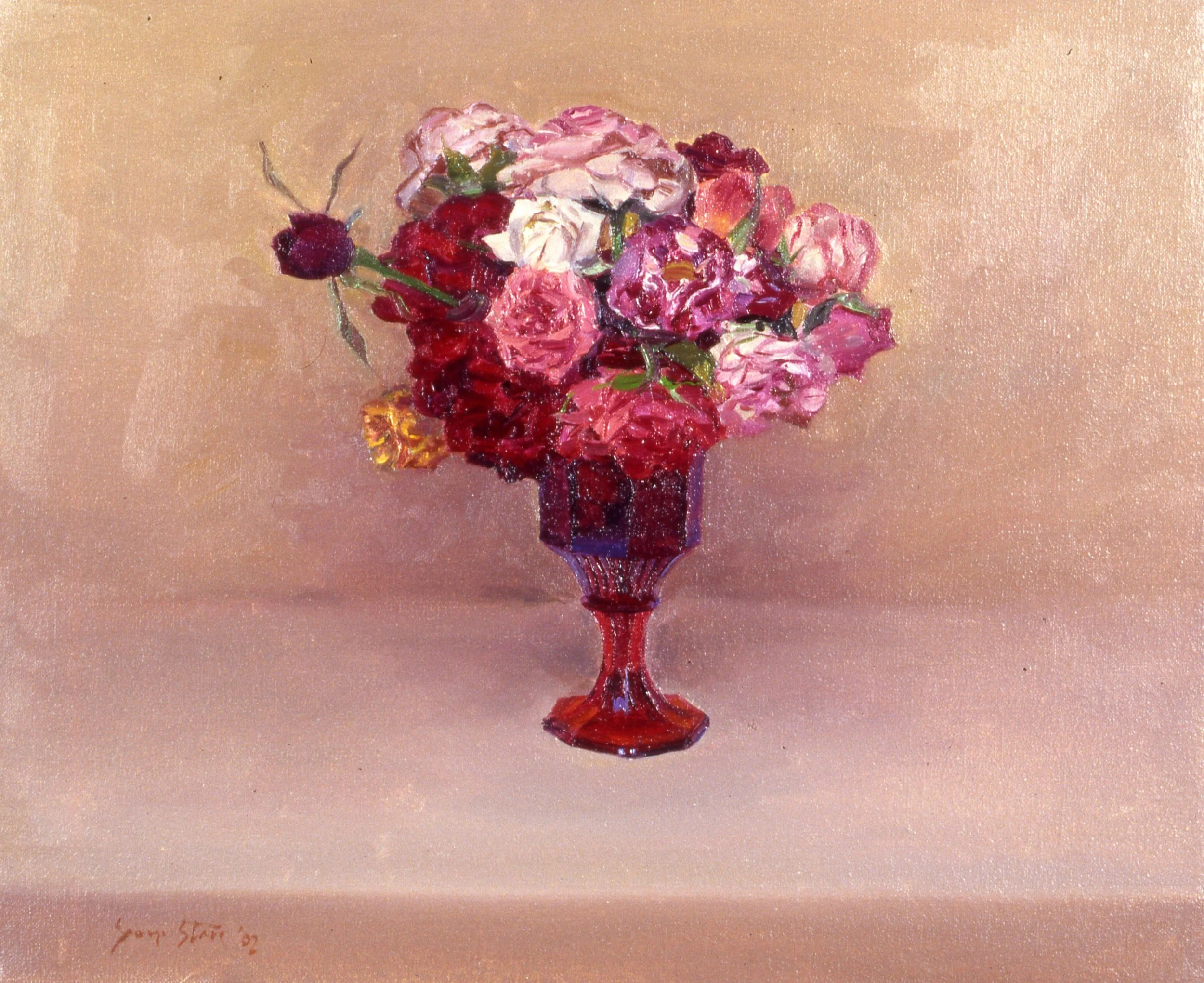 Roses, 2002, o/l, 10x12" (2002.10)