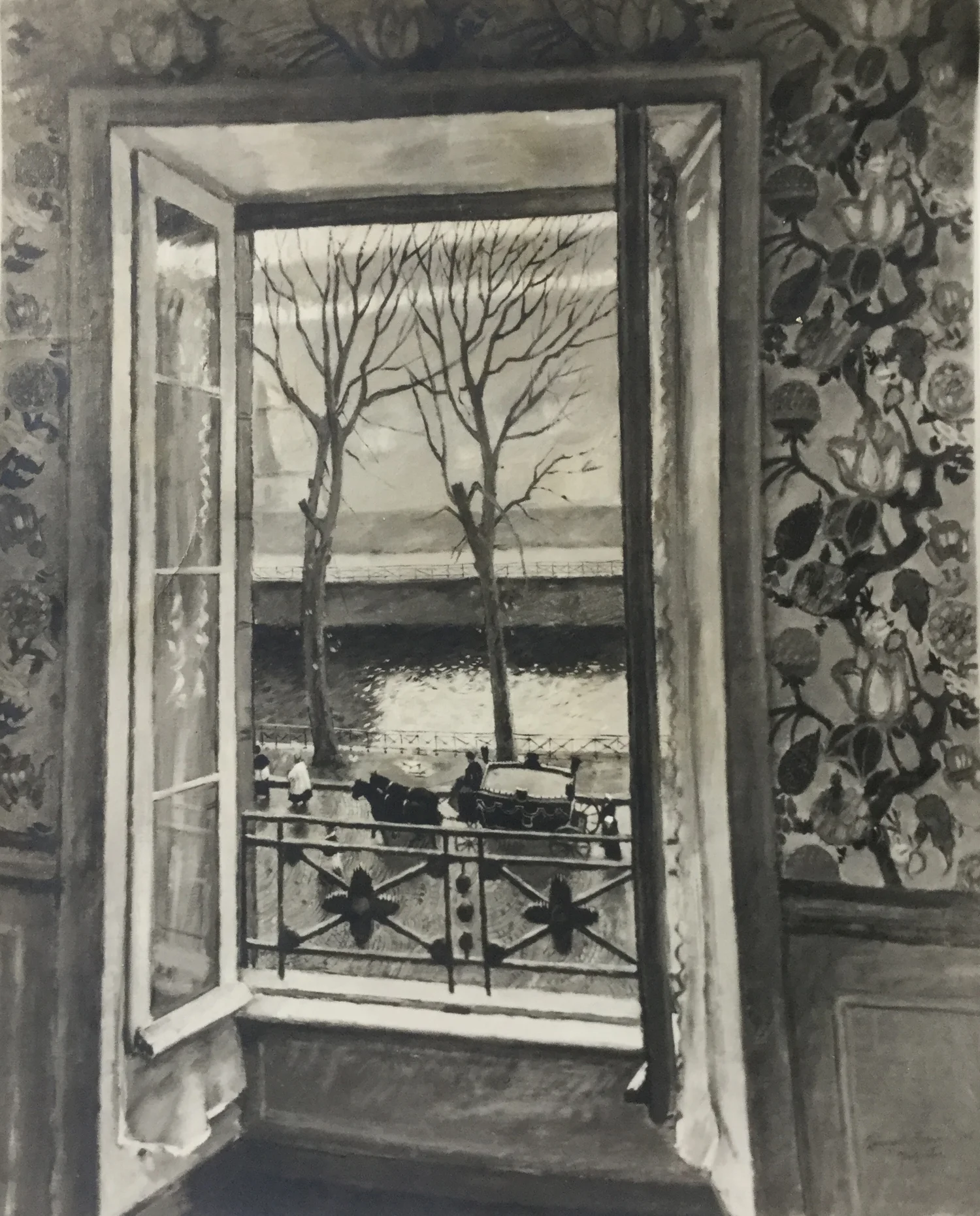 Quimper, Finistere, France, 1948, o/l (1948.02)