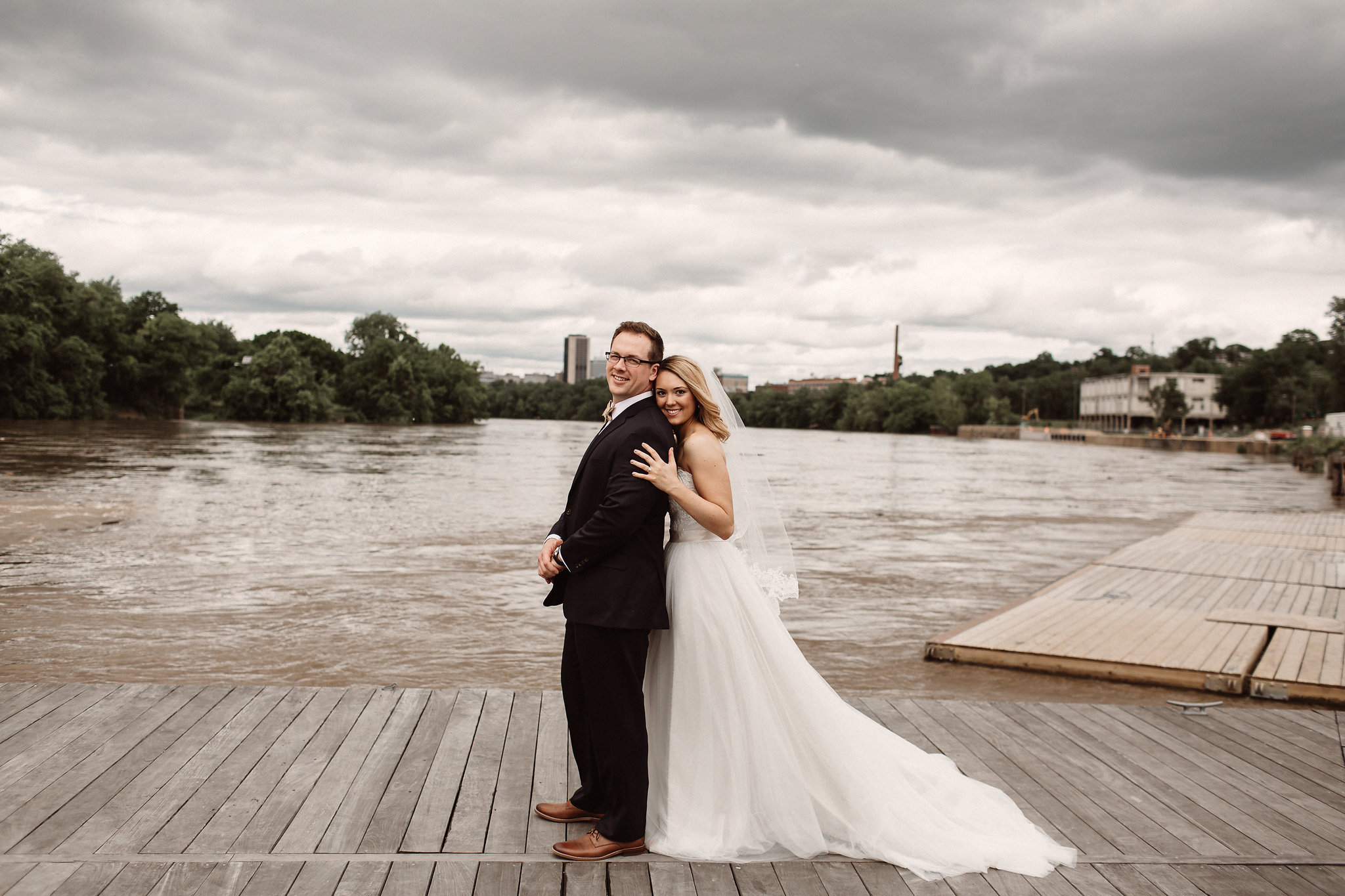 Meghan and I have stayed in touch over the years since a class we took at the American Red Cross and when she asked me to photograph her wedding last year, I was ecstatic! Meghan and Alex were neighbors for two years in Roanoke and met one night while walking their dogs. It was dark and their dogs pulled them around opposite corners of the apartment until they literally ran into one another, and that is how they met. Two weeks before Alex moved, he stopped by Meghan's place and asked her out on a date, and the rest is history. Meghan and Alex, you guys brought so much love, joy, and happiness to every single image I took of you. I am so happy that I got to be the one to document your special day. Thank you. I hope our paths cross again, soon. Thank you to all vendors: Venue & Catering - The Boathouse Event Planner - Laura Silva with The Boathouse Florist - The Proper Petal Hair & Makeup - Mango Salon Videographer - Devin Spencer Videography Officiant - Doug Bowman DJ - DJ Kameron Blaze Cake & Cupcakes - Pearls Cupcake Shoppe
