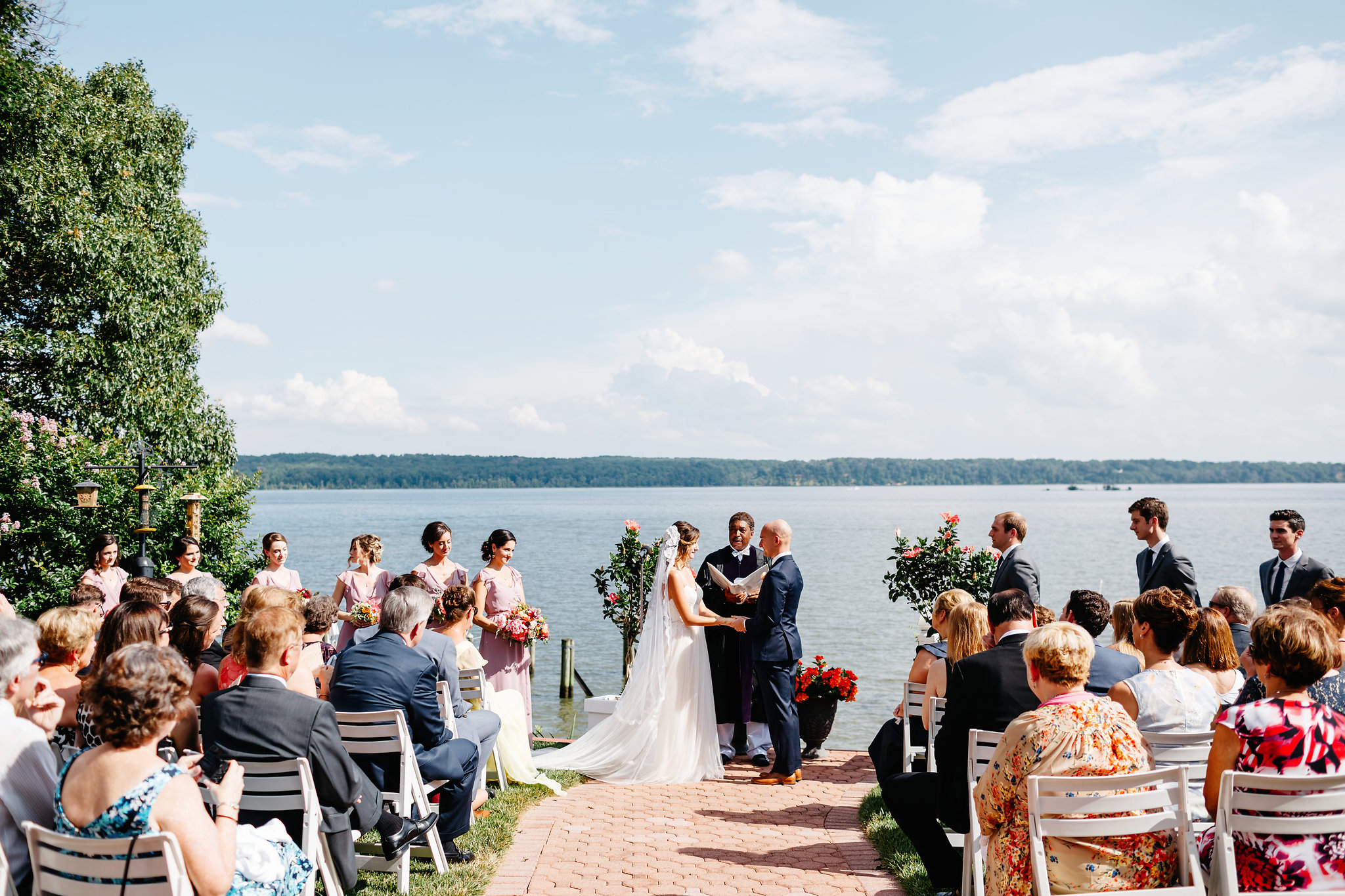 Ceremony/Reception ▴ Mason Neck, VA Wedding Coordinator ▴ Meg Pearson Weddings & Events LLC Florist ▴ Photosynthesis Floral Design Invitations ▴ Hadley Custom Designs Pies ▴ Pie Sisters DJ ▴ Capitol Karaoke Band ▴ Griff's Room Band Catering ▴ Catering by Dana Tent/Equipement/Chairs ▴ Rent-All Center Hair & Makeup Artist ▴ Ali Wear Dress Designer ▴ Maggie Sottero, Le Marriage Couture in Santa Monica, CA Bridesmaids Dresses ▴ Joanna August, Brideside Groom's Attire ▴ Bonobos Groomsmen Attire ▴ The Black Tux Second Photographer ▴ Ashley Dorton