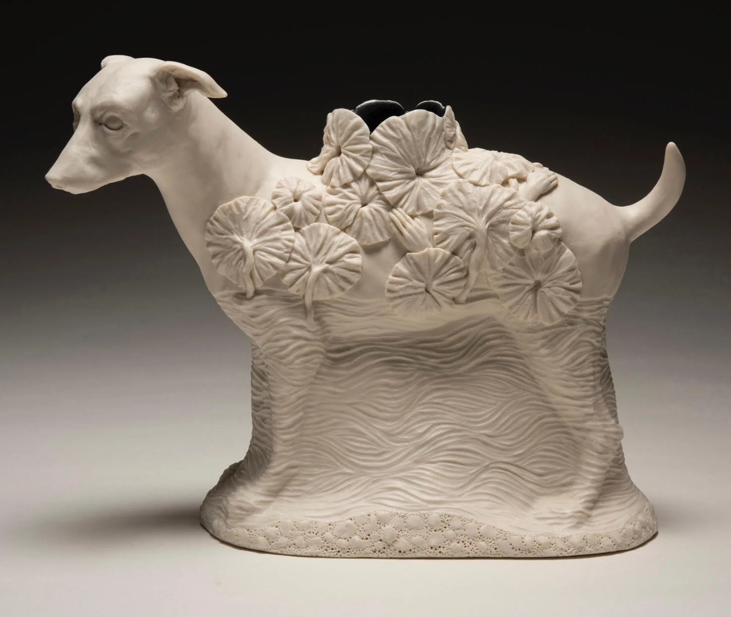 2 - “Four Hands Leafy Dog Vase” 2021 .jpeg