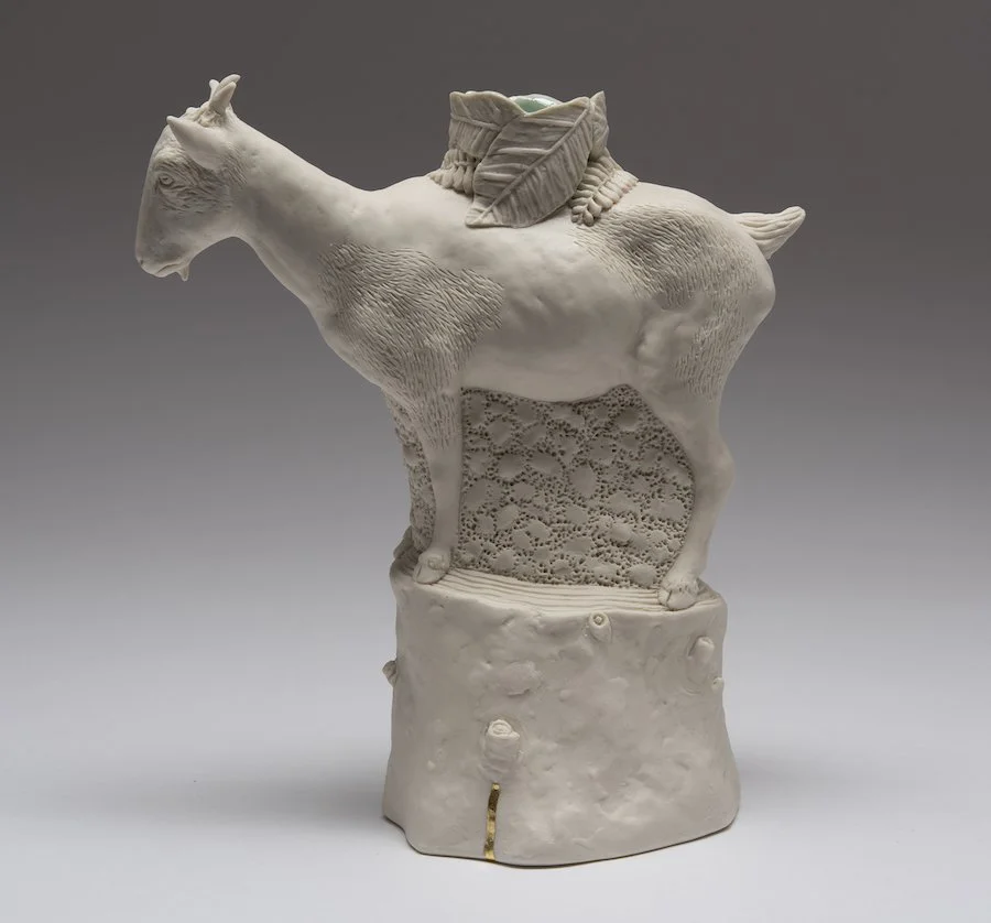 13c. Arleo Goat Vase Assorted Leaves back view with Kintsugi copy.jpeg