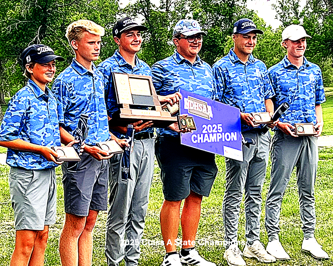 Minot North High School Class A State Champions.PNG