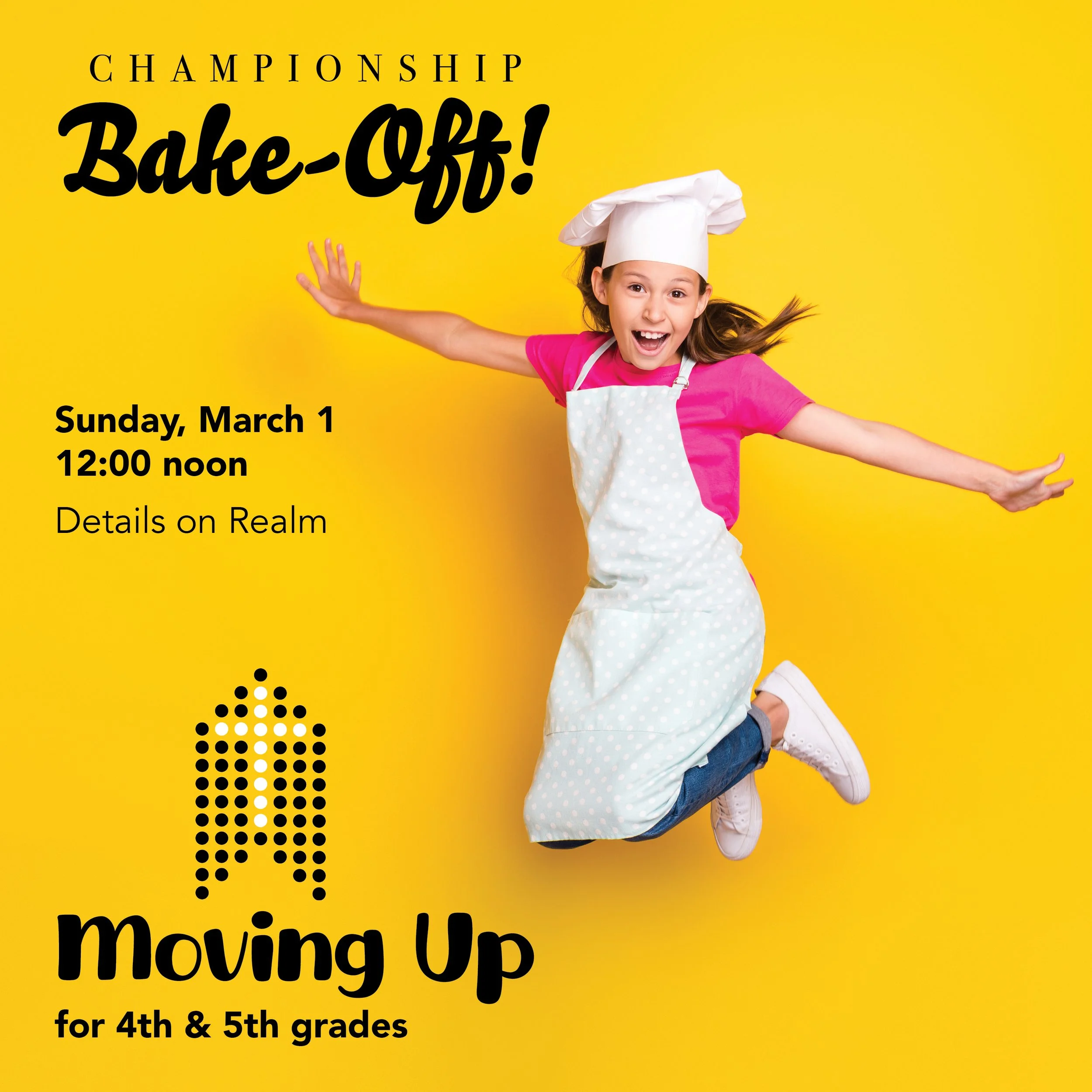 Moving Up – Championship Bake-Off
