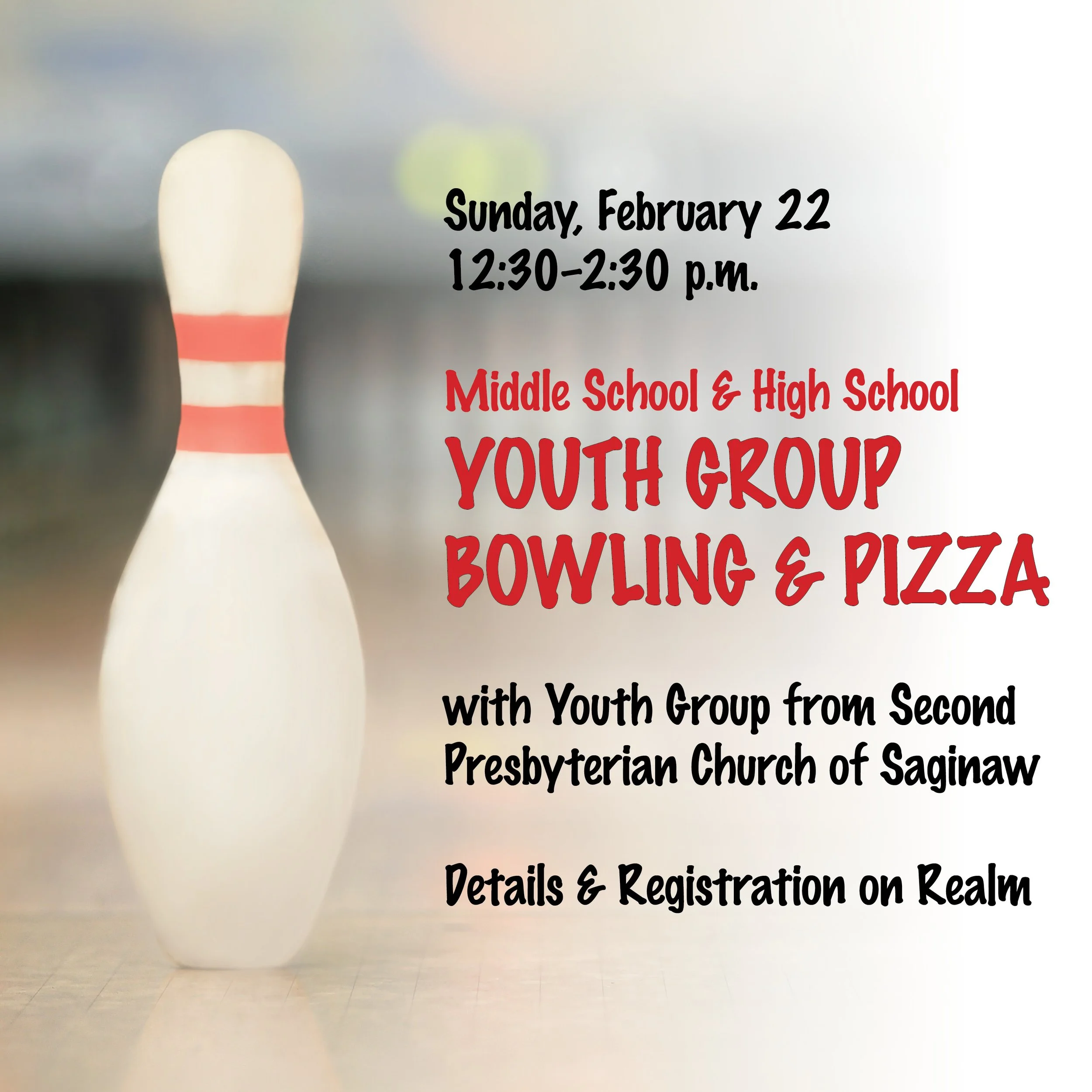 Youth Group – Bowling &amp; Pizza