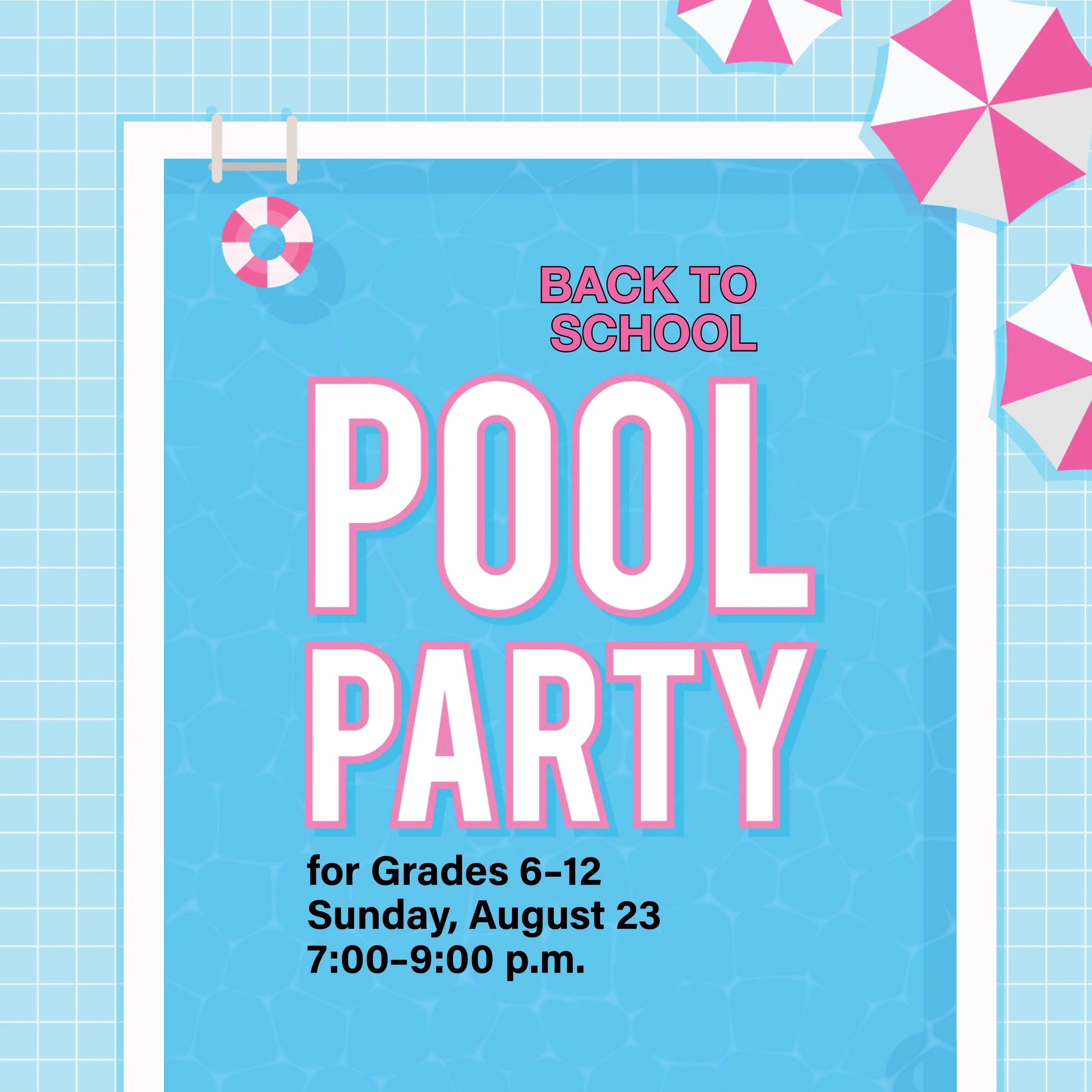 Youth Ministry Pool Party