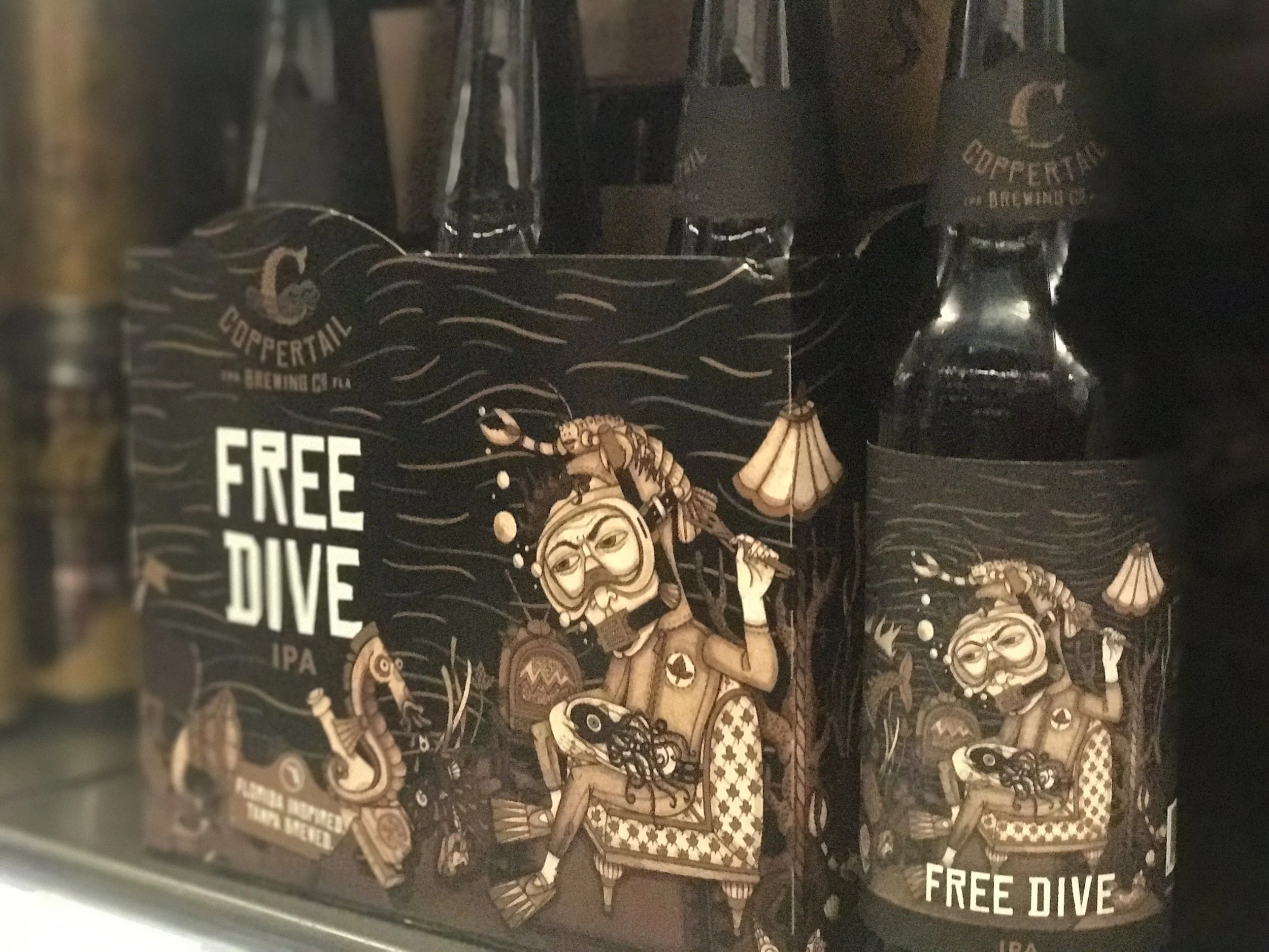 Quick Bite # 3:  Coppertail Brewing Company's Free Dive IPA