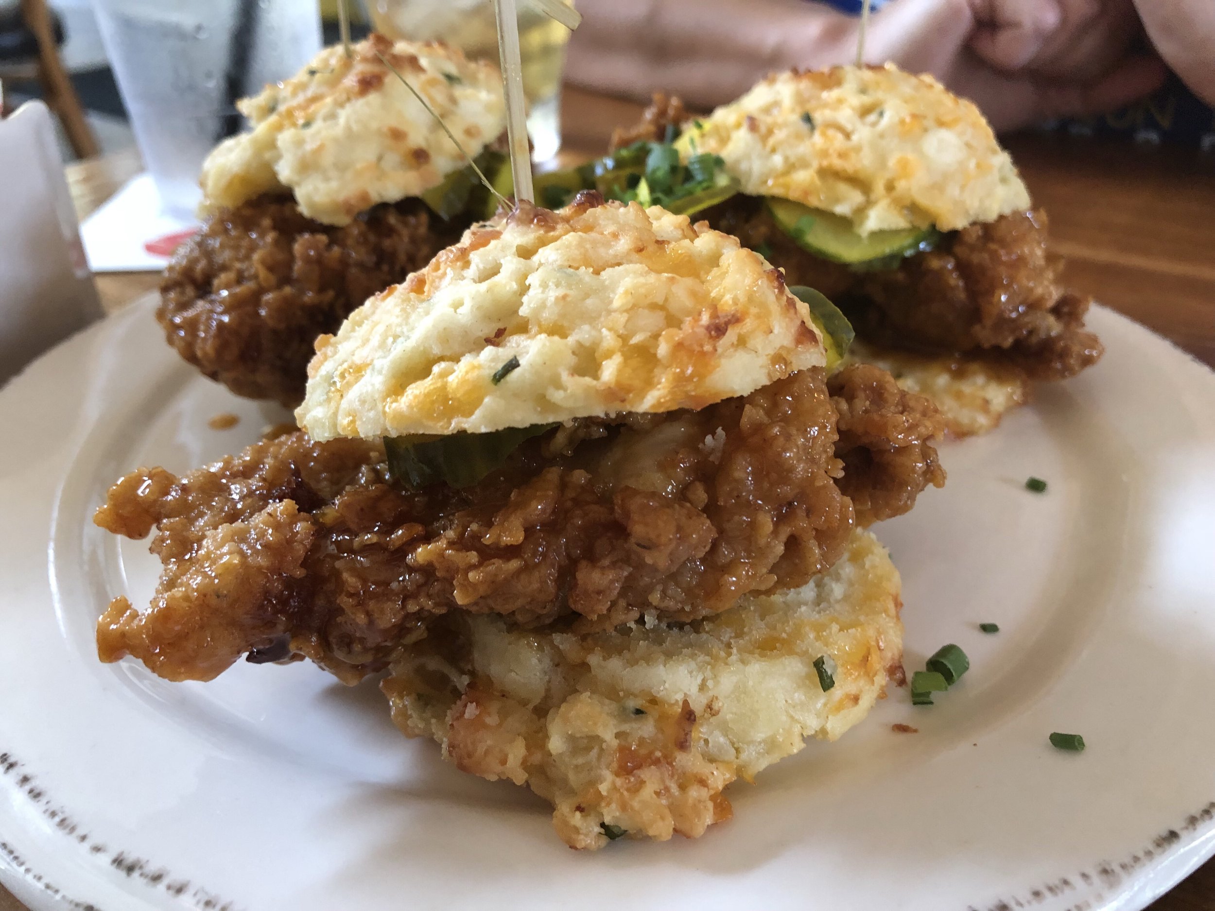 Thigh High Chicken Biscuits at Chef Art Smith's Homecomin'