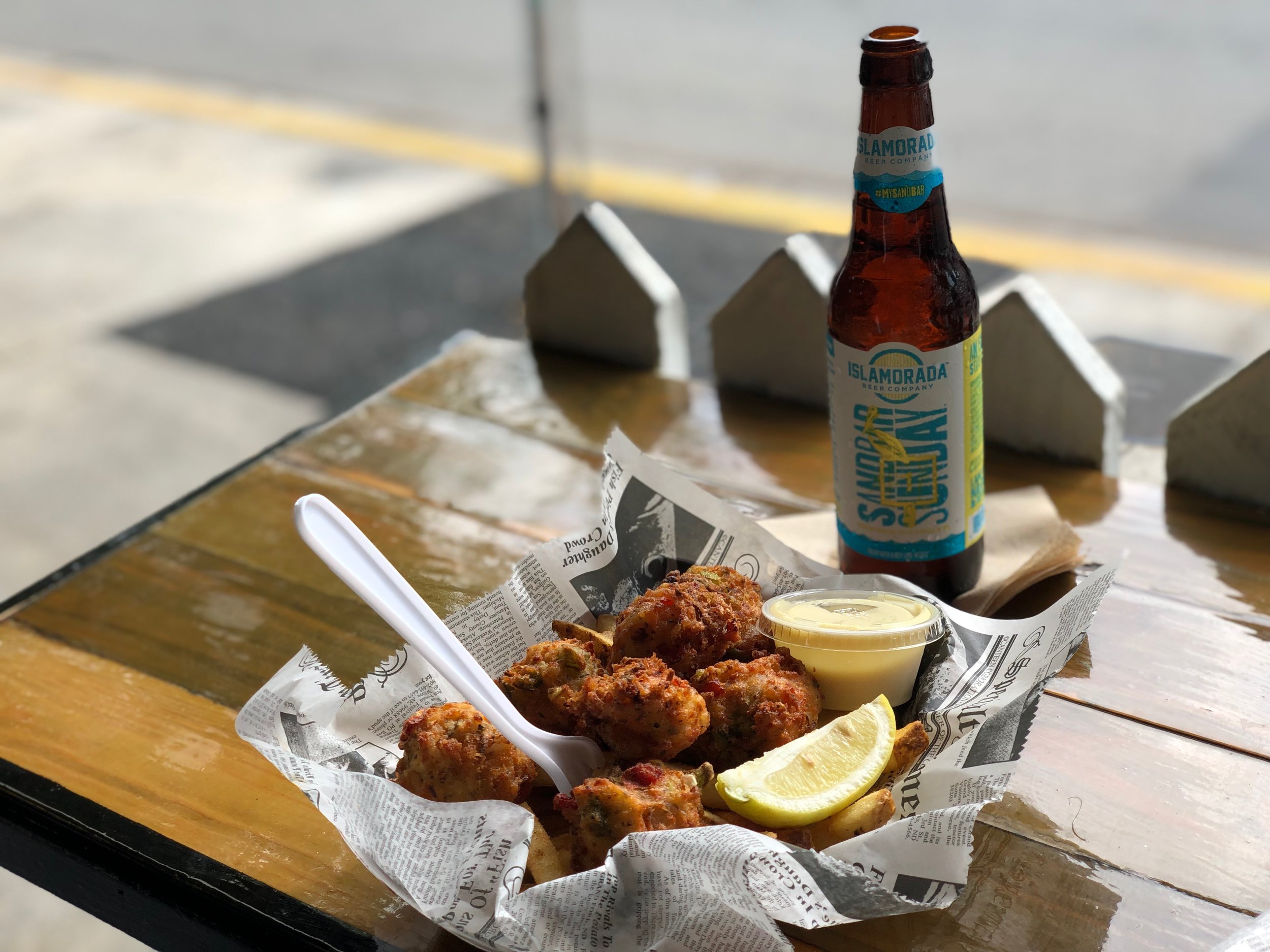 Conch Fritters at D.J.'s Clam Shack