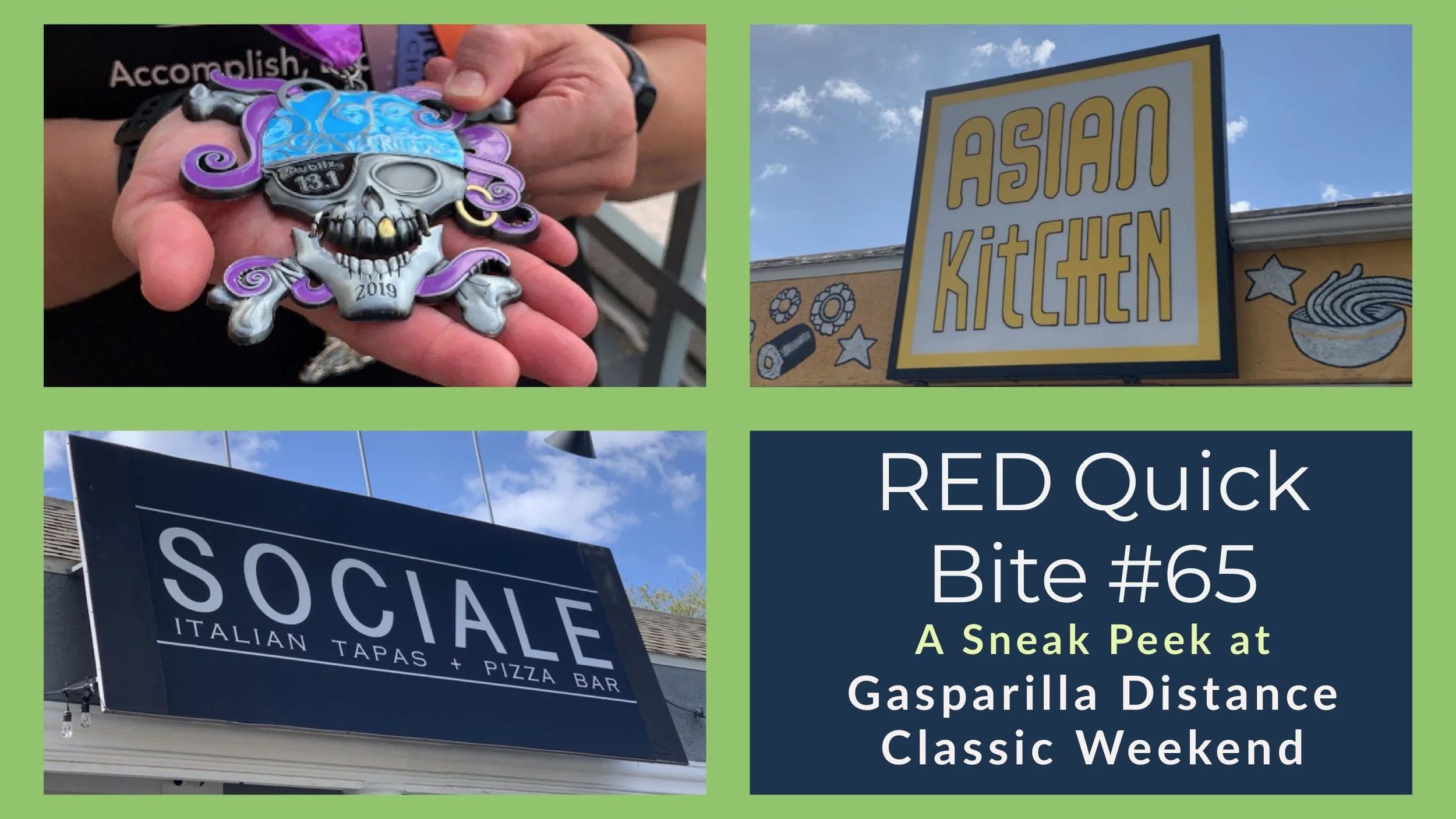 RED Quick Bite #65: A Sneak Peek at Gasparilla Distance Classic Weekend