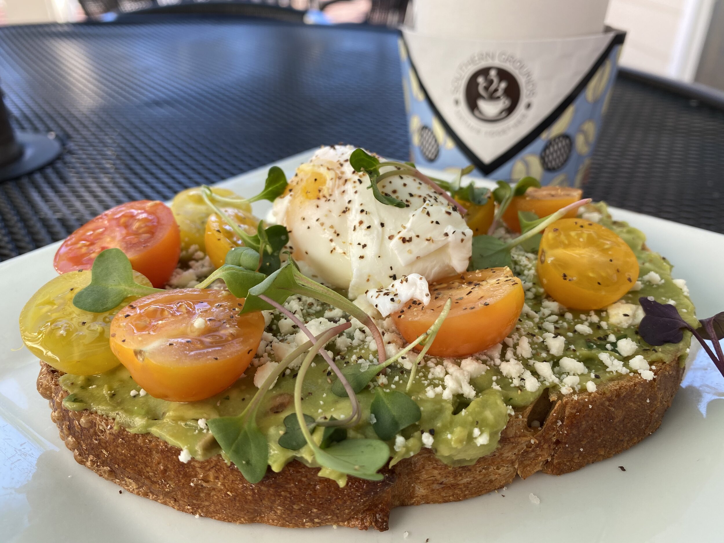 Brunch Toast at Southern Grounds