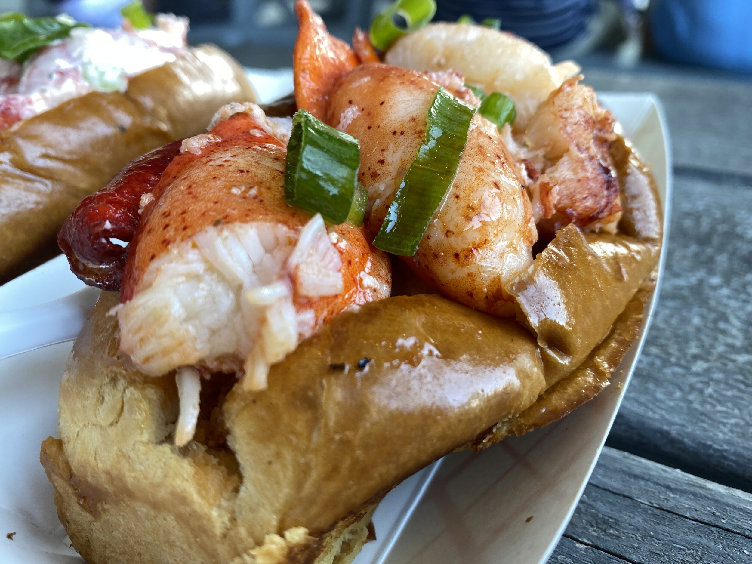 Connecticut Style Warm Lobster Roll from Mobstah Lobstah