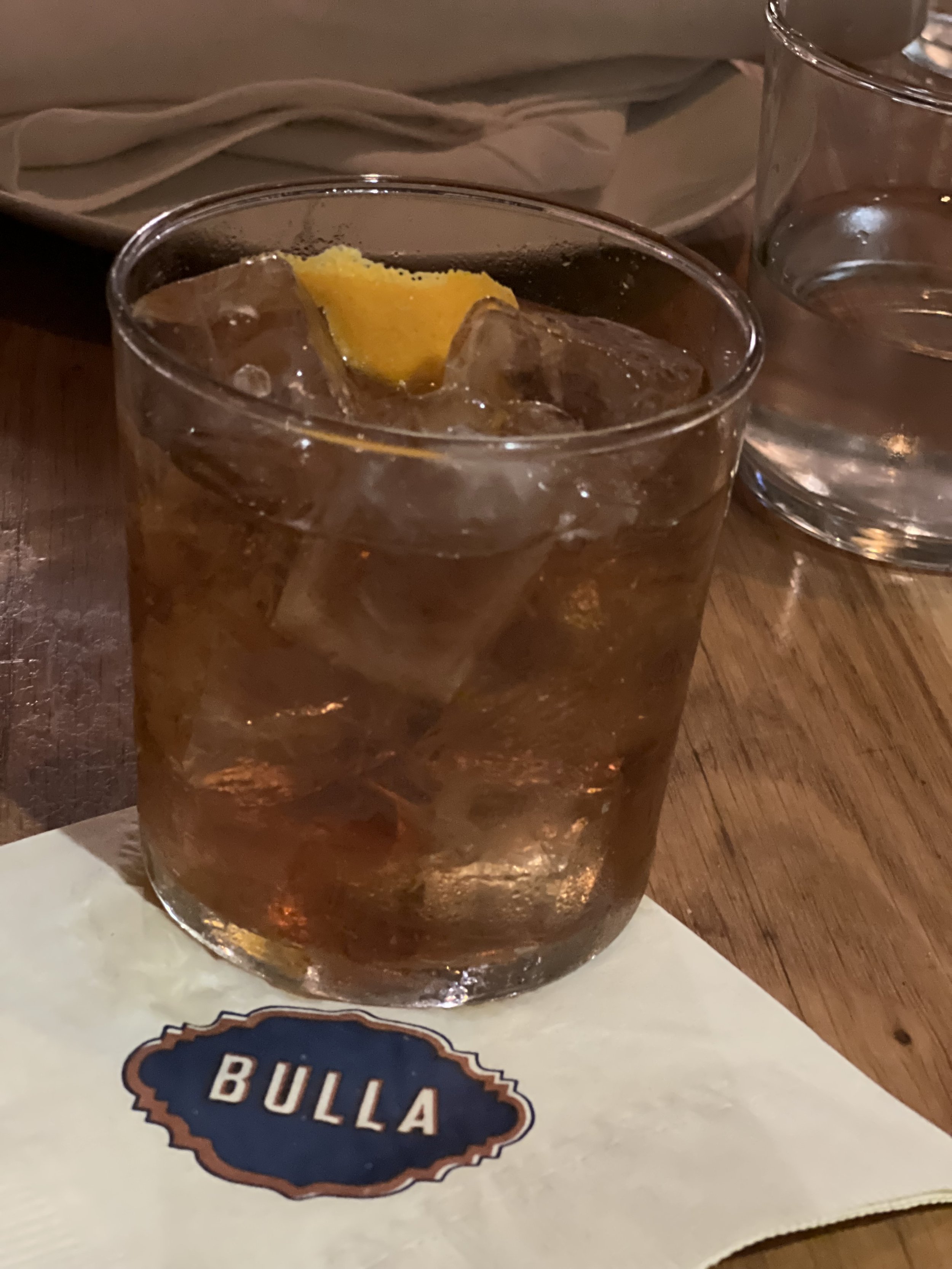 Spanish Old Fashioned at Bulla Gastrobar in Tampa, Florida 