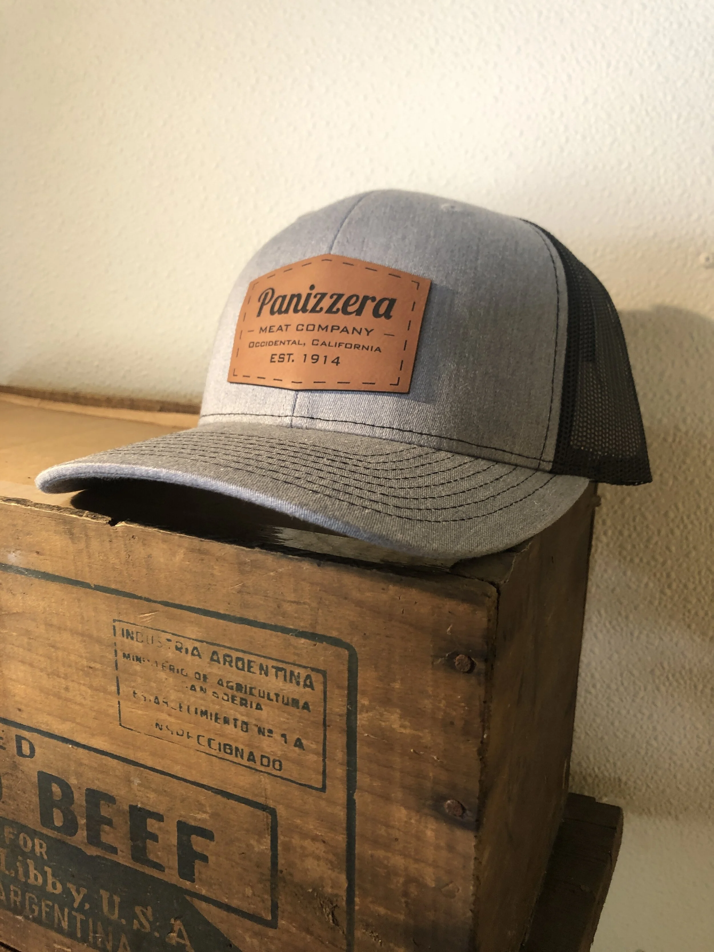 Heather Grey/ Black Trucker Hat