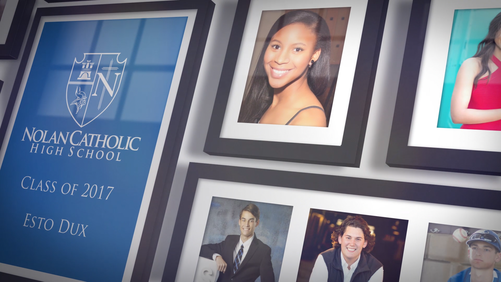 Nolan Catholic High School Senior Slideshow animation