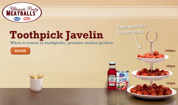 Ocean Spray x Heinz: Toothpick Javelin Game