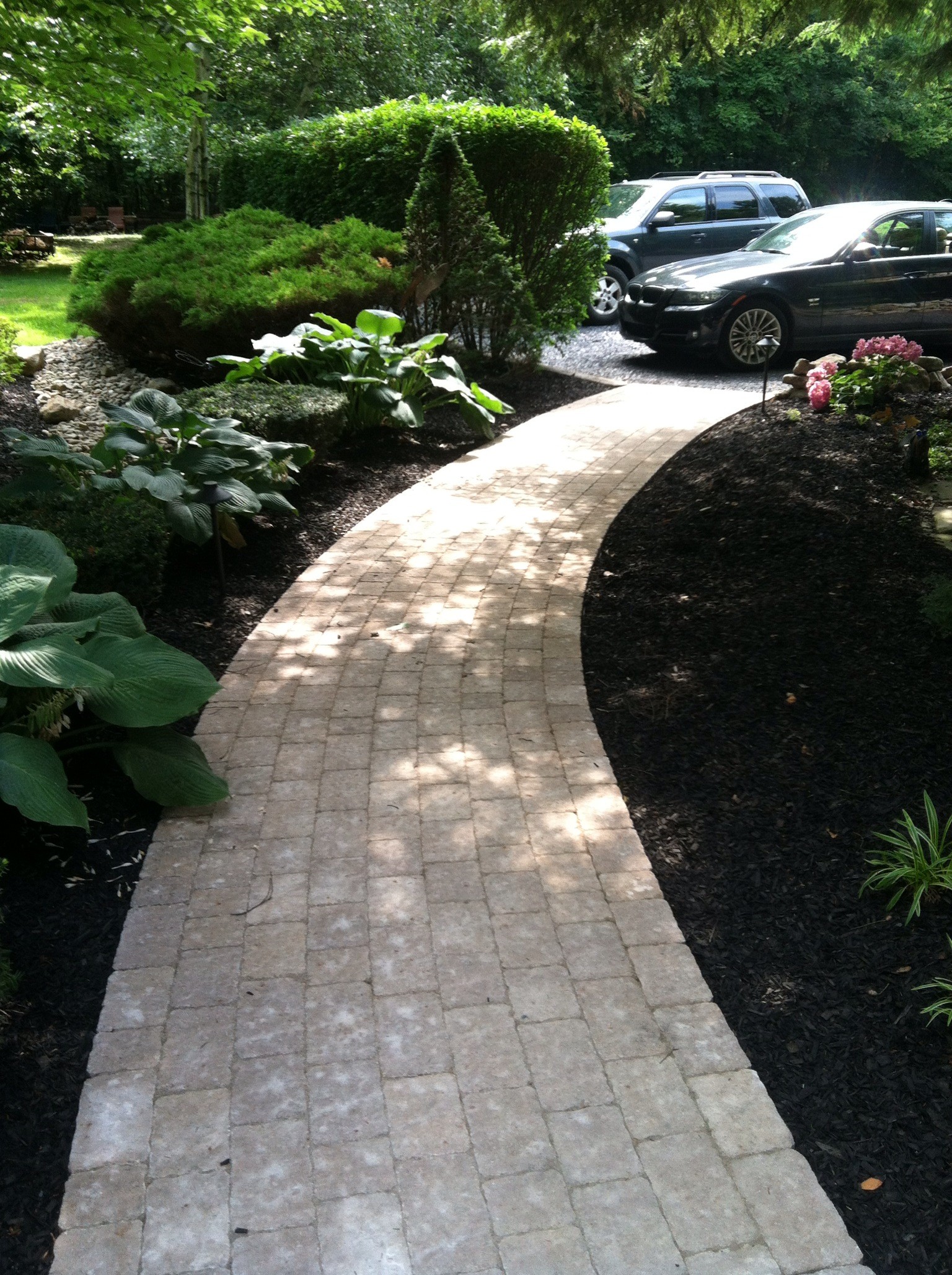 Expert landscape design with bluestone in Allentown, PA