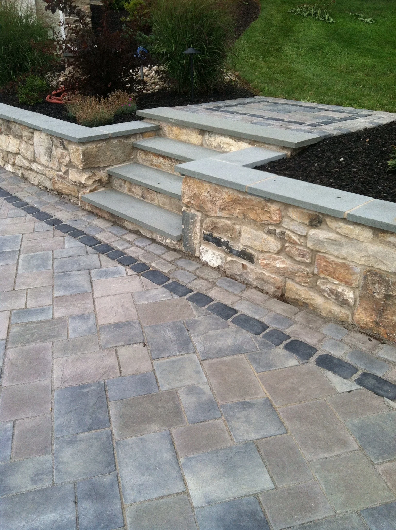 Paver walkways landscape design in Lebanon, Allentown, Reading PA