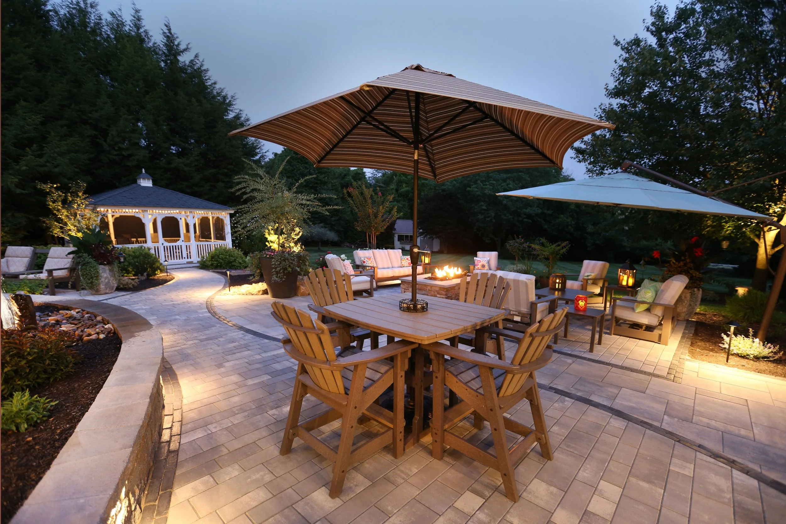 Landscape Enhancements: Top Features in Addition to a Fire Pit in the Wyomissing and Blandon, PA Areas