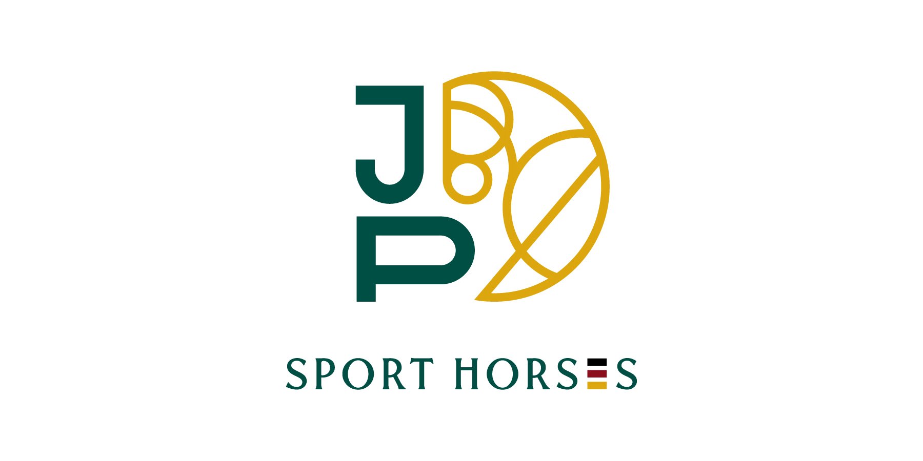  Brand identity for JP Sport Horses, an importer of elite German Warmbloods to the U.S. specializing in top-tier prospects for dressage and show jumping, inspired by the athleticism, prestige, and grace of the breed. 