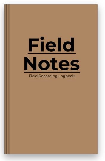 field recording book brown cover.JPG