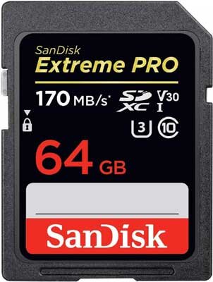 SanDisk Extreme PRO - 170 MB/s