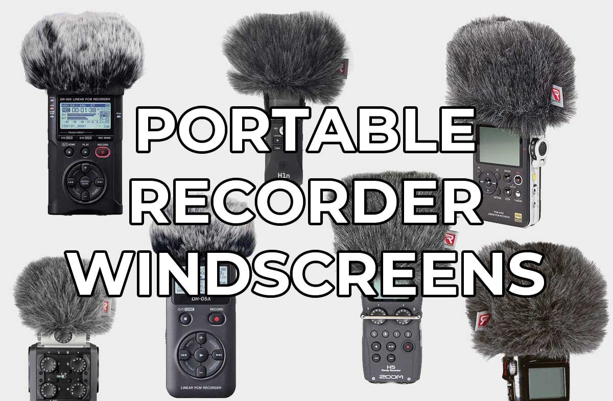 Movo Furry Windscreen for Zoom H4n H5 H6 & Tascam DR-47 DR100 Portable Recorders 