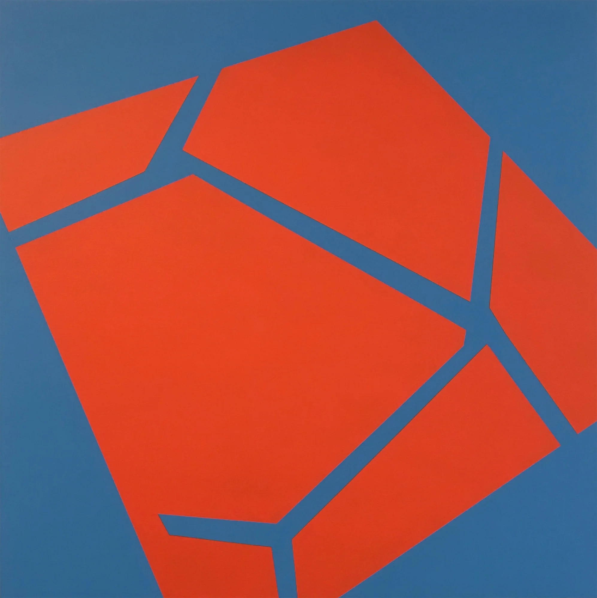 PLACE OF DIFFERENCE: Red Orange Deep and Cerulean Blue