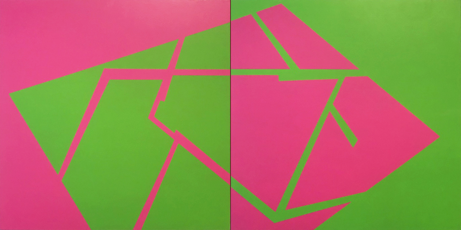 PLACE OF DIFFERENCE: Magenta and Lime Green
