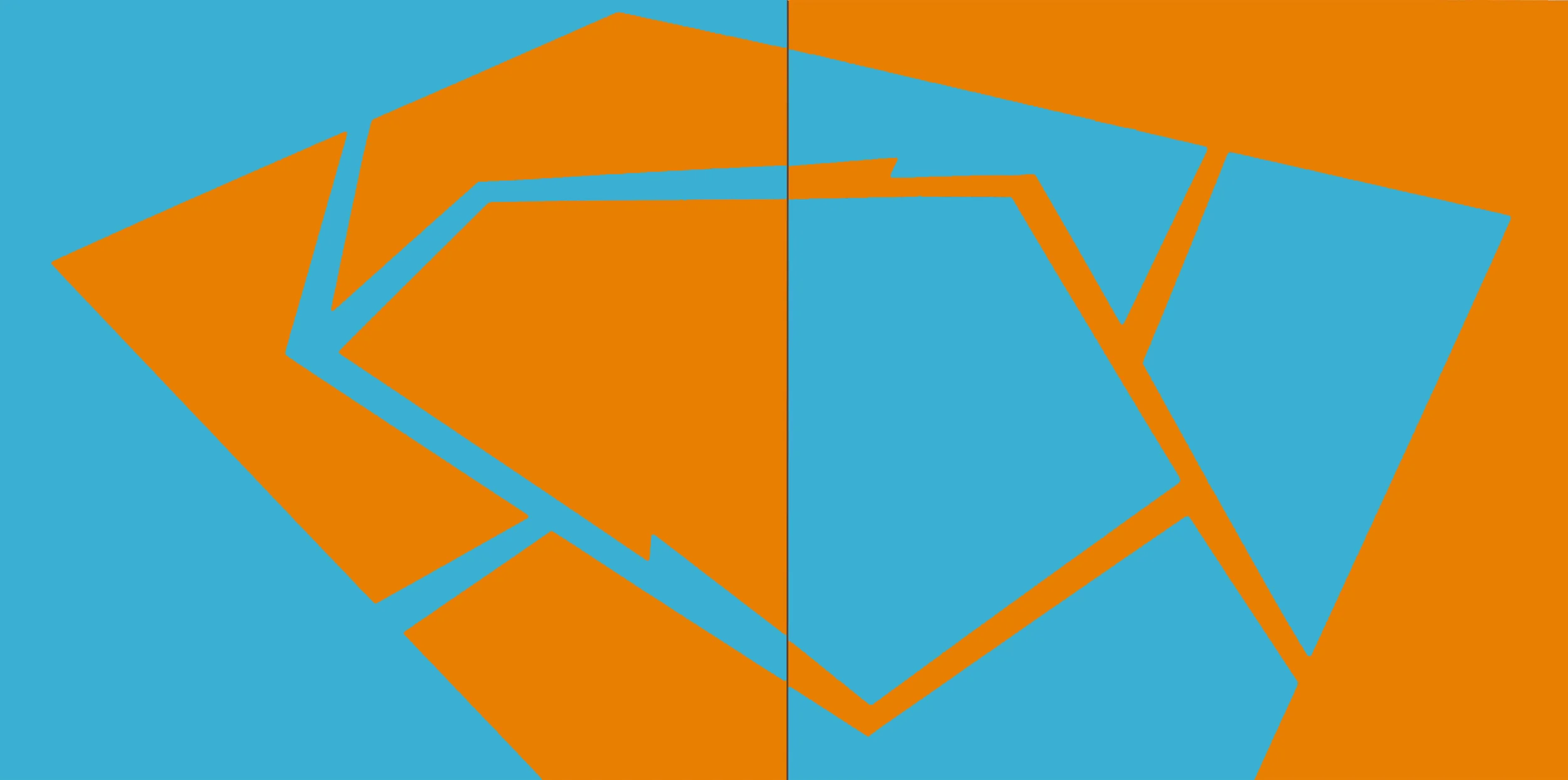 PLACE OF DIFFERENCE: Sky Blue and Mandarin