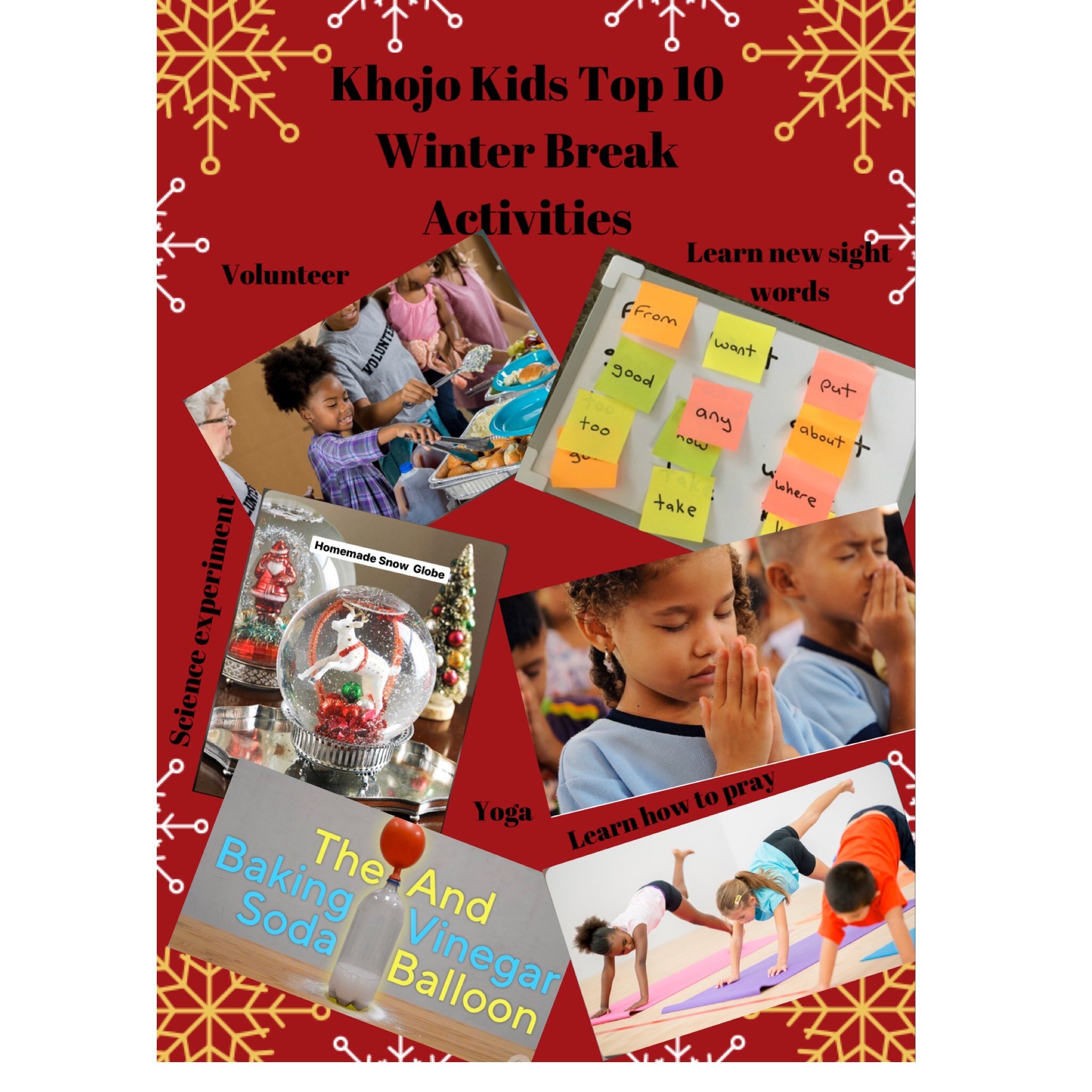 2019 Top 10 Winter Break Activities