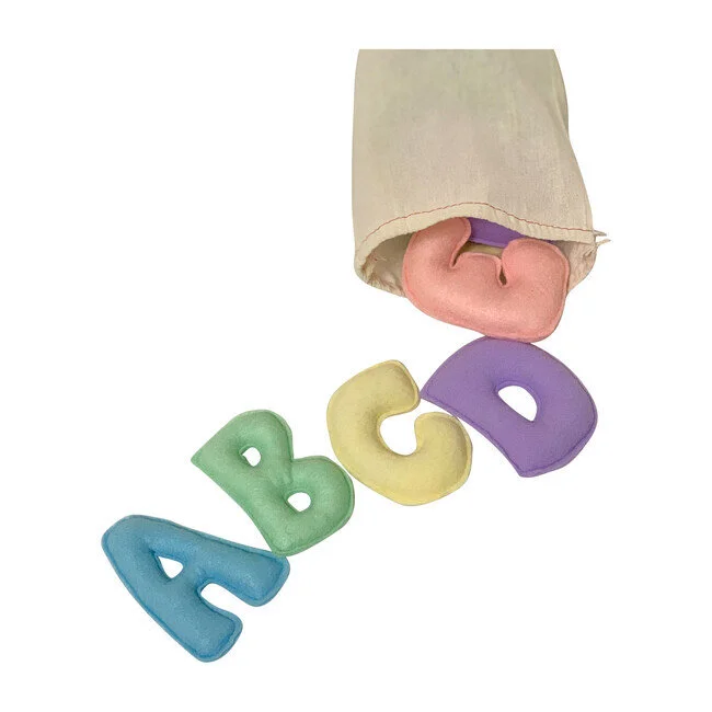 Pastel Felt Learn and Play Letters