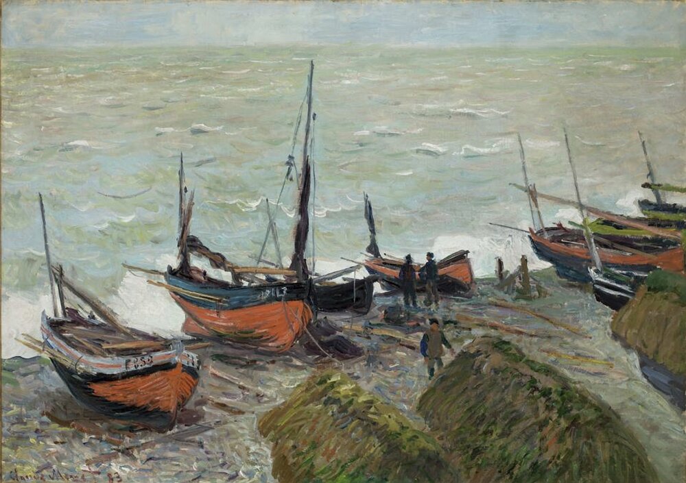 Claude Monet, Fishing Boats, 1883