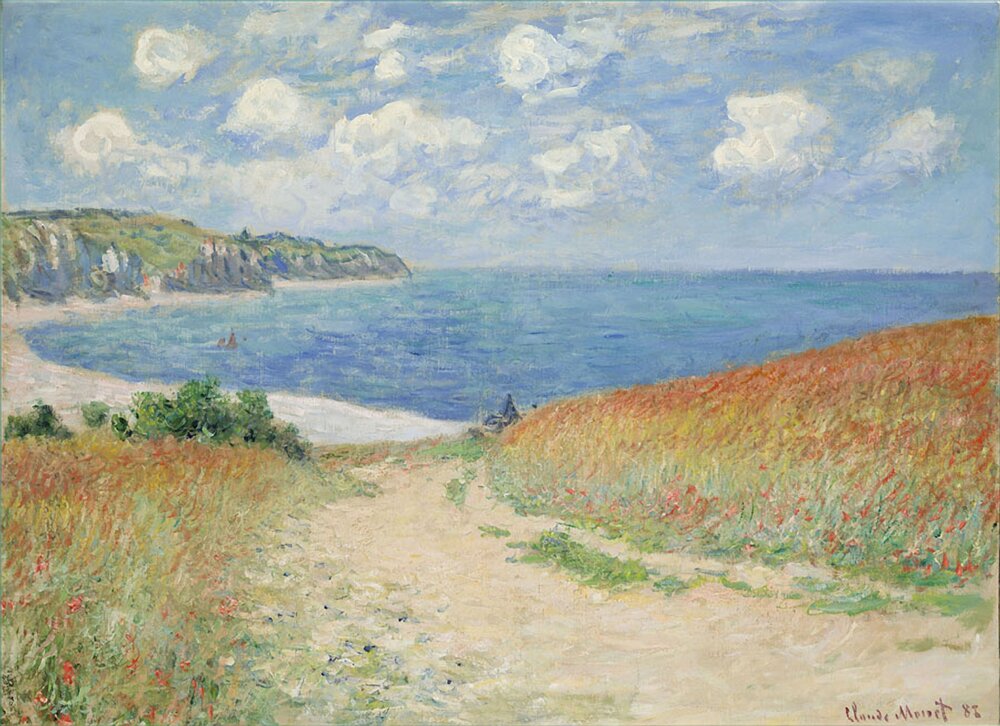 Claude Monet, Path in the Wheat Fields at Pourville, 1882