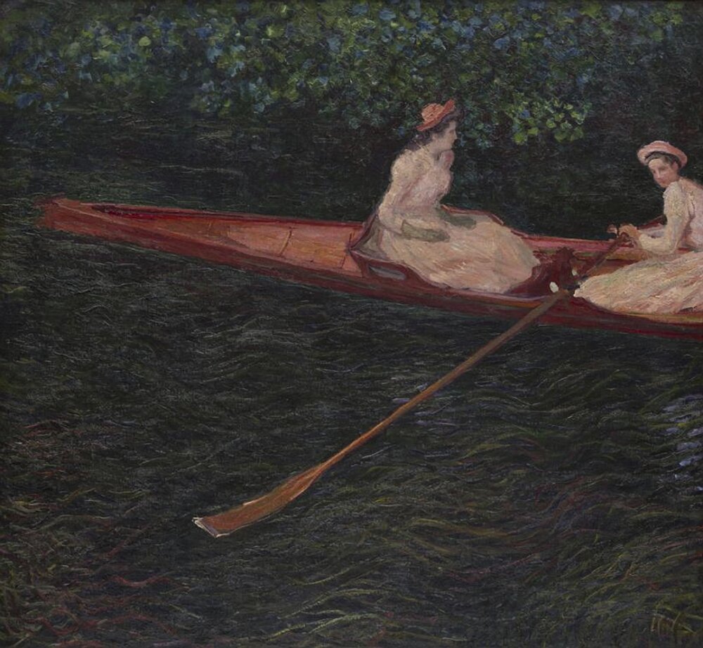 Claude Monet, The Canoe on the Epte, about 1890