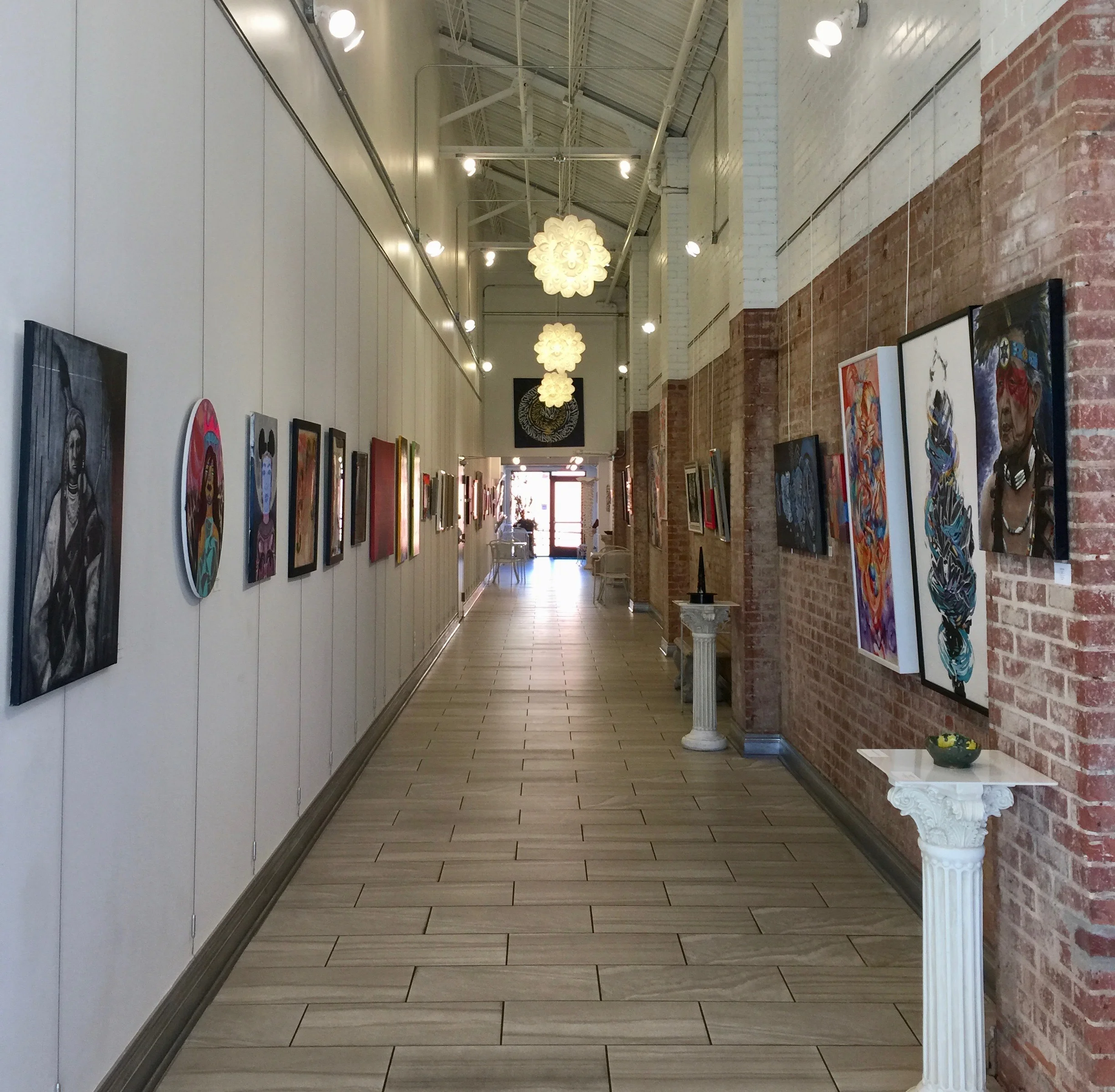 Inclusion in Art, facing North.